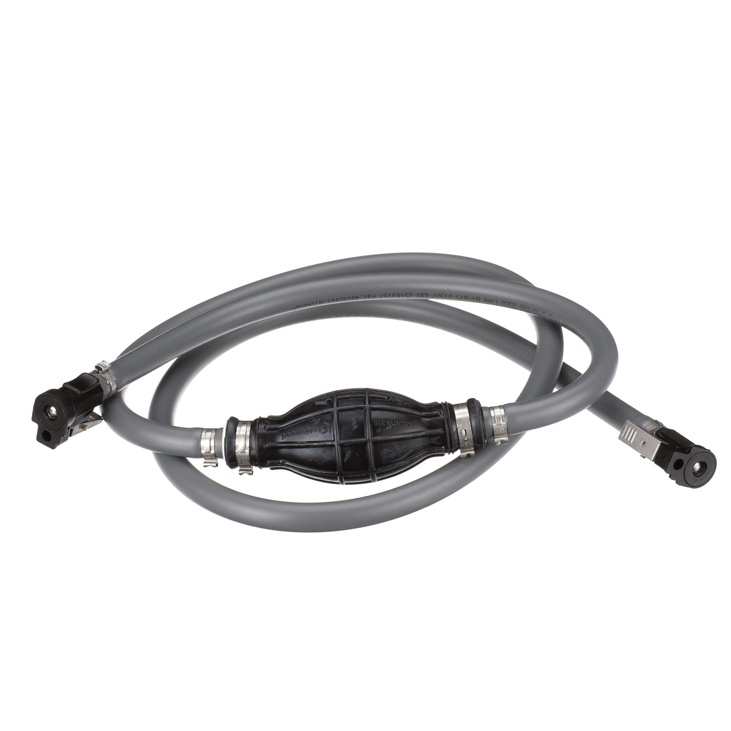 Attwood 93806Ylp7 Fuel Line Kit — For Yamaha Engines, 6 Feet Long, 3/8-In. Diameter, With Hose Fittings , Black