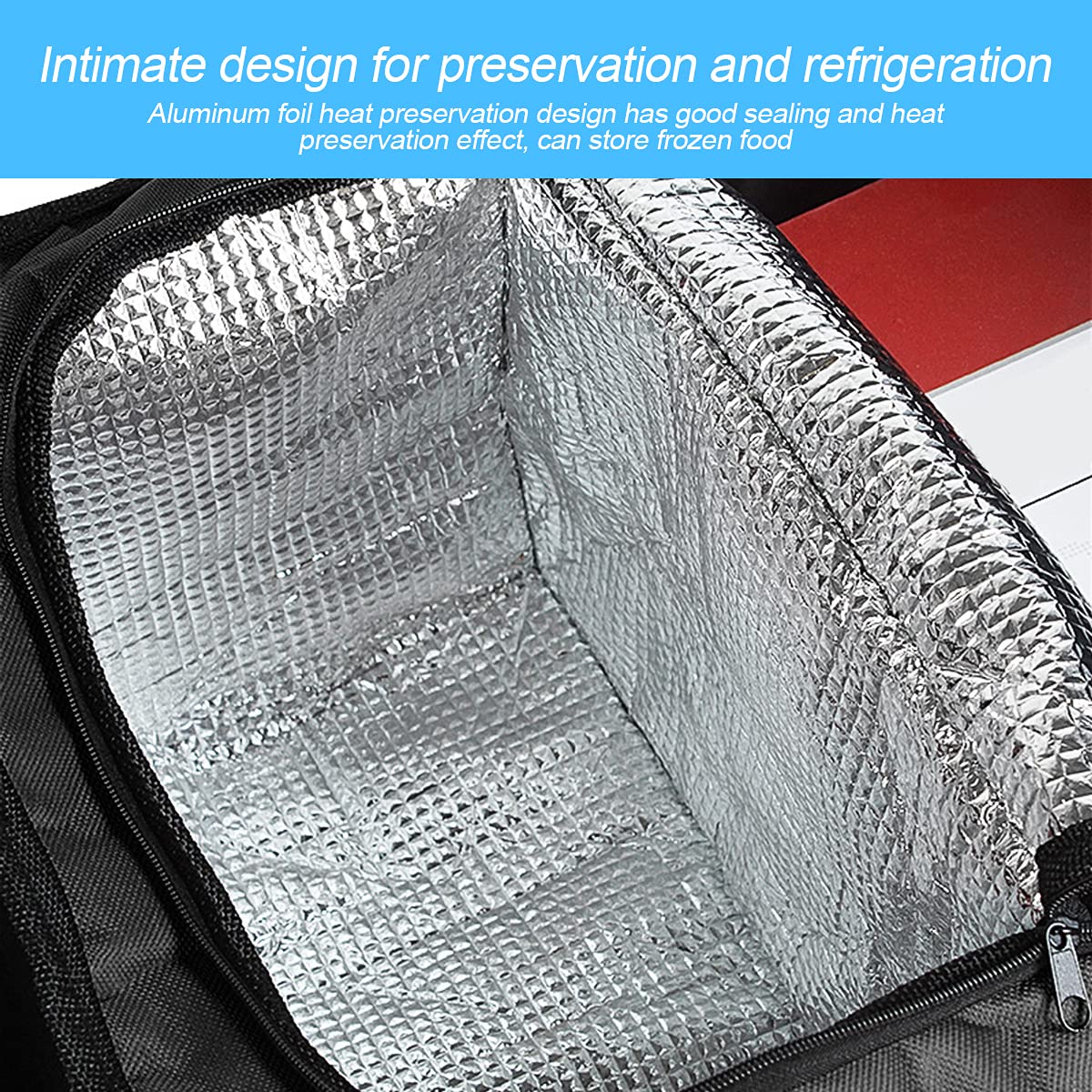 8sanlione Trunk Organizer, Large Capacity Cargo Storage with Insulation Cooler, Foldable Trunk Organizer for Cars, Vehicles, SUV