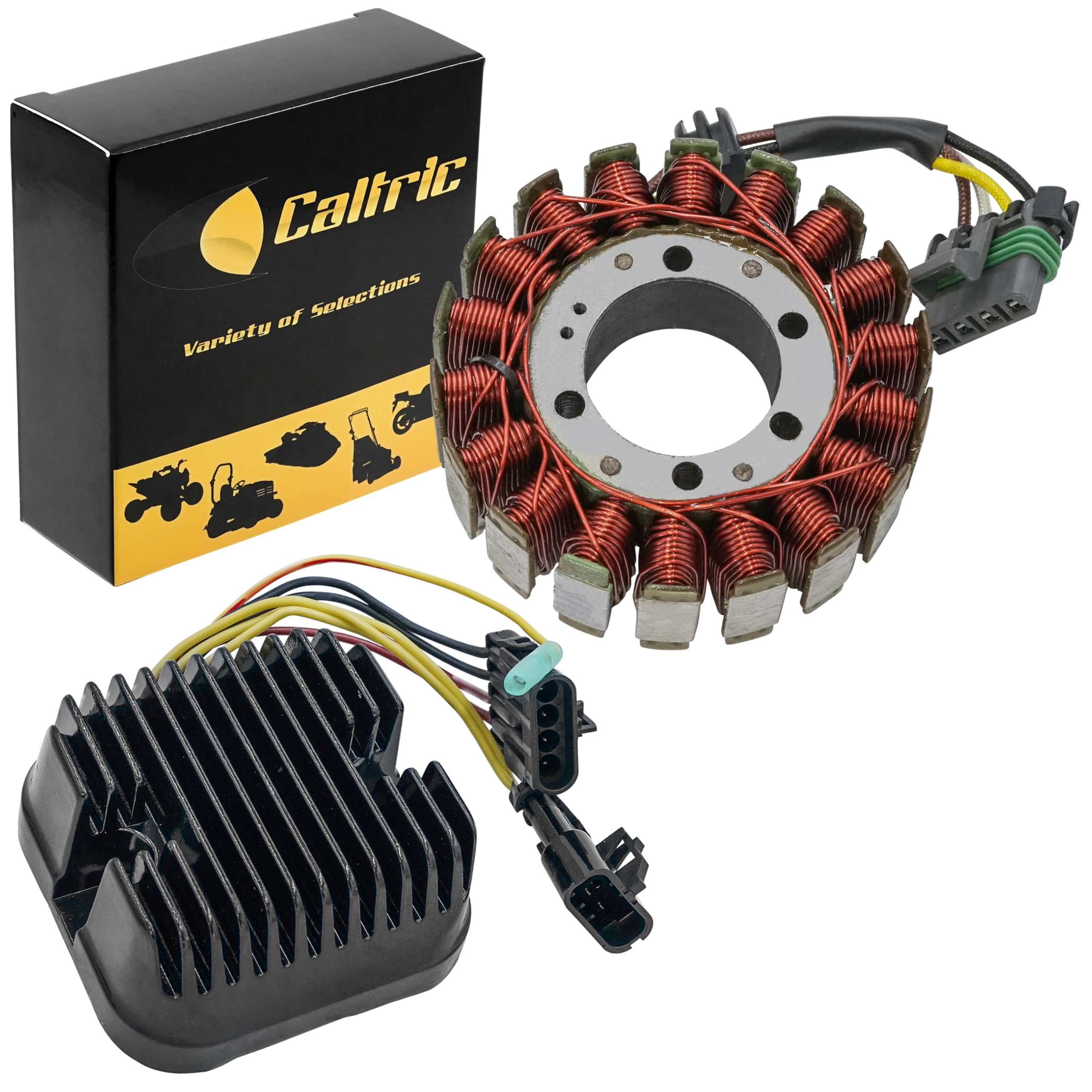 Caltric Stator & Regulator Rectifier Compatible With Polaris Rzr 800 Efi 2008