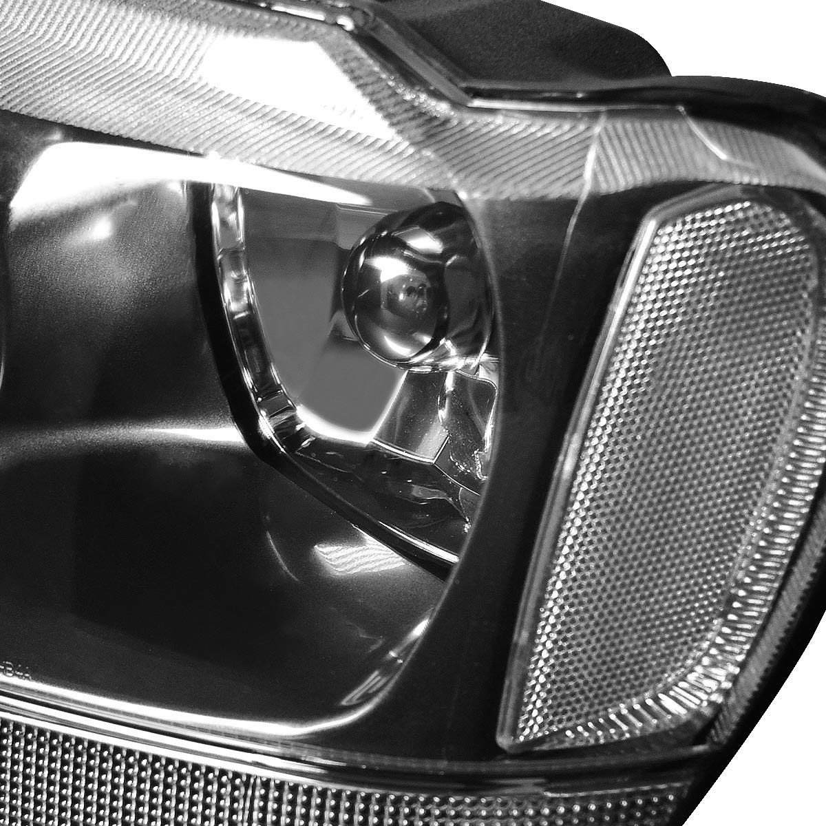 Dna Motoring Hl-Oh-Jgc99-Bk-Cl1 Black Clear Headlights Assembly Replacement Compatible With 99-04 Jeep Grand Cherokee