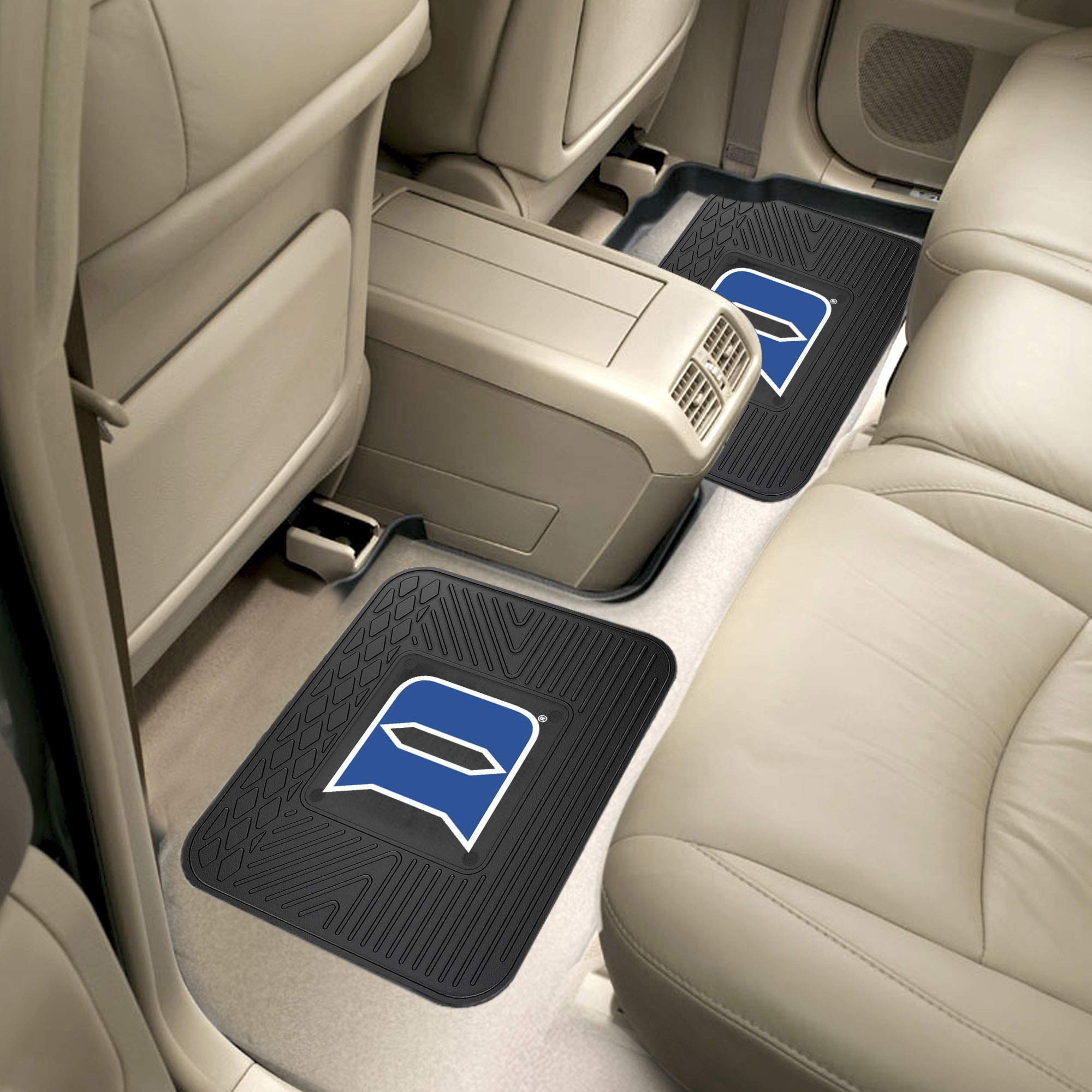 Fanmats Duke University Blue Devils Set of 4 Car Mats for Cars, SUV, Pickups - All Weather Protection, Deep Reservoir Design, Un