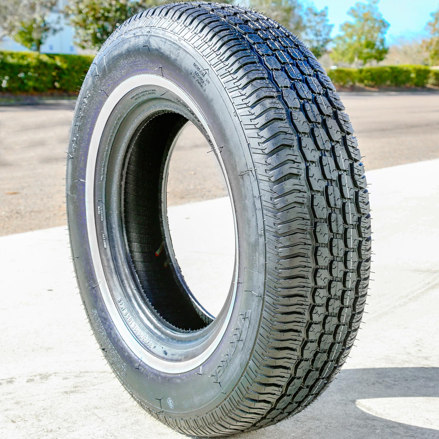 Tornel All-Season Radial Tire 235/75R15 4-Ply WSW White Side Wall Model 24760006