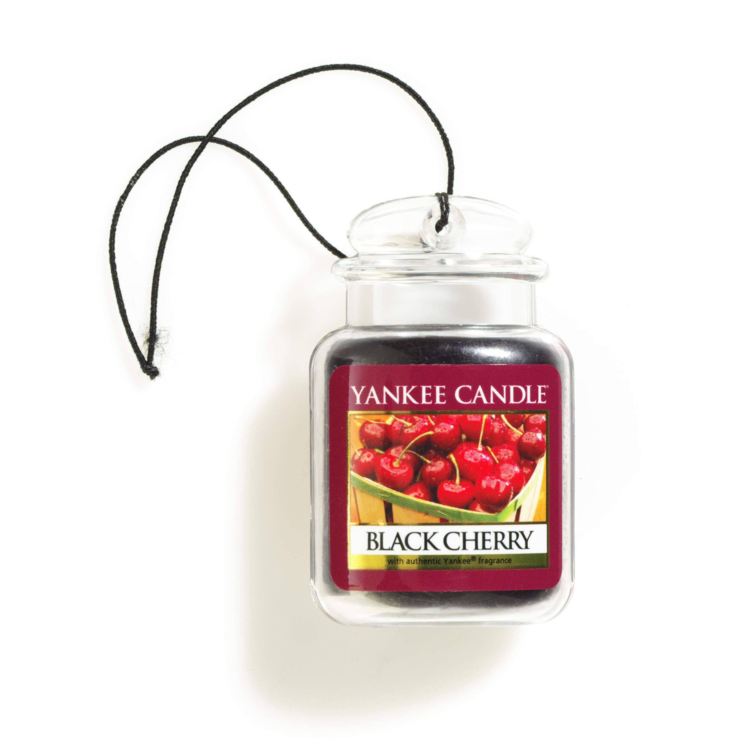 Yankee Candle 1221000E Car Freshener, Car Jar Ultimate, Black Cherry