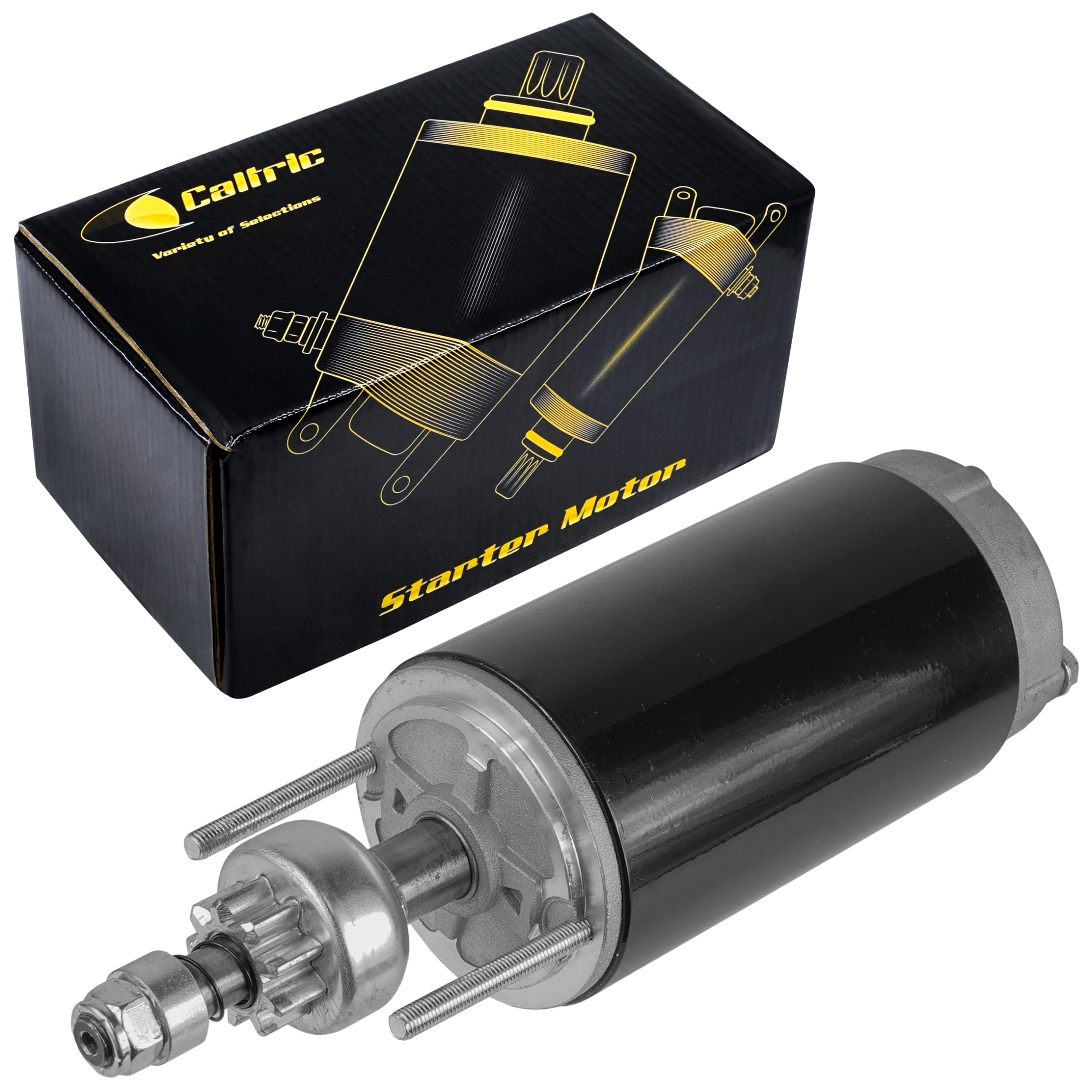 Caltric Starter Compatible with Force 120 120Hp 125 125Hp 120Ld9 125Ld9 L-Drive 1986-1992 Marine