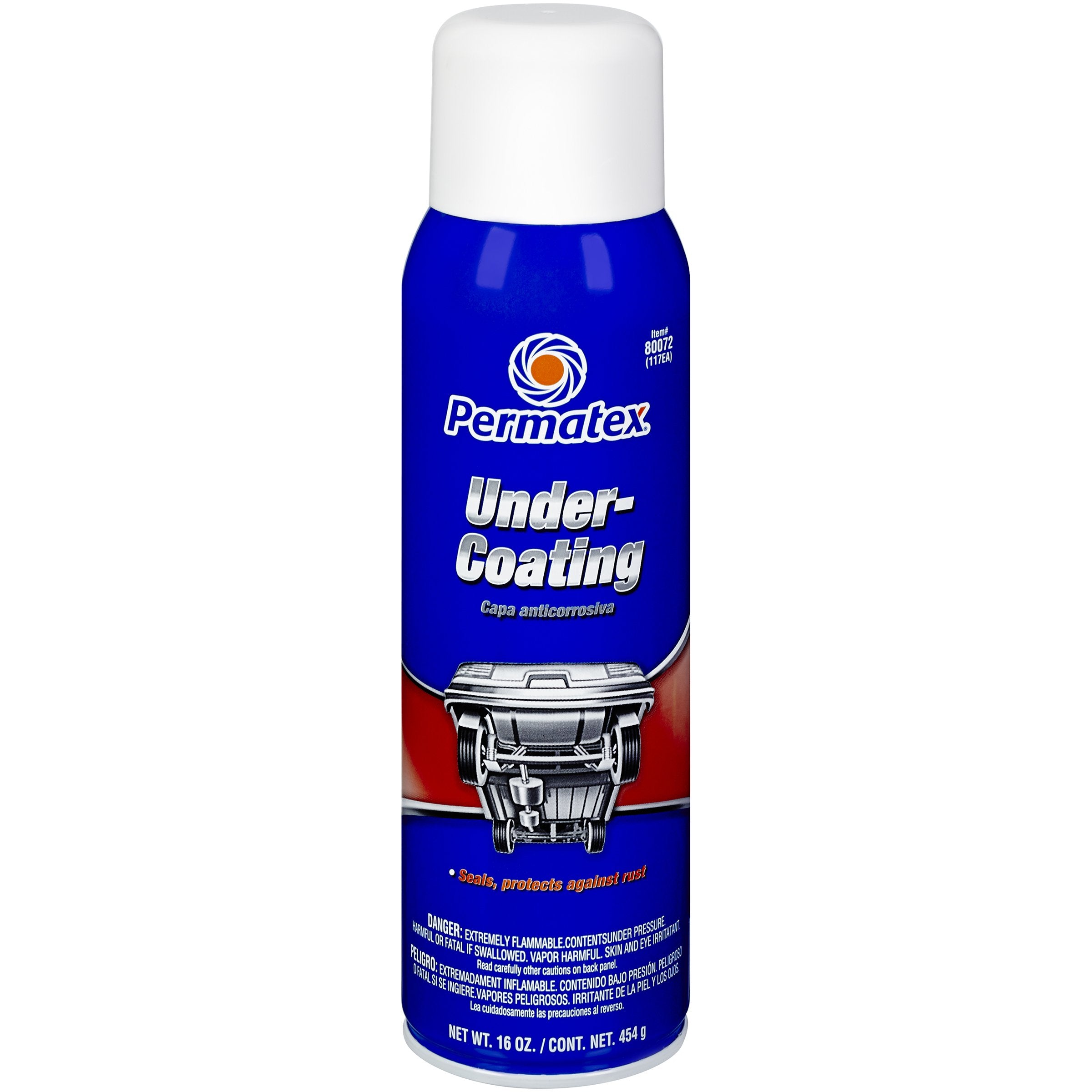 Permatex 80072 Undercoating, 16 oz. net Aerosol Can
