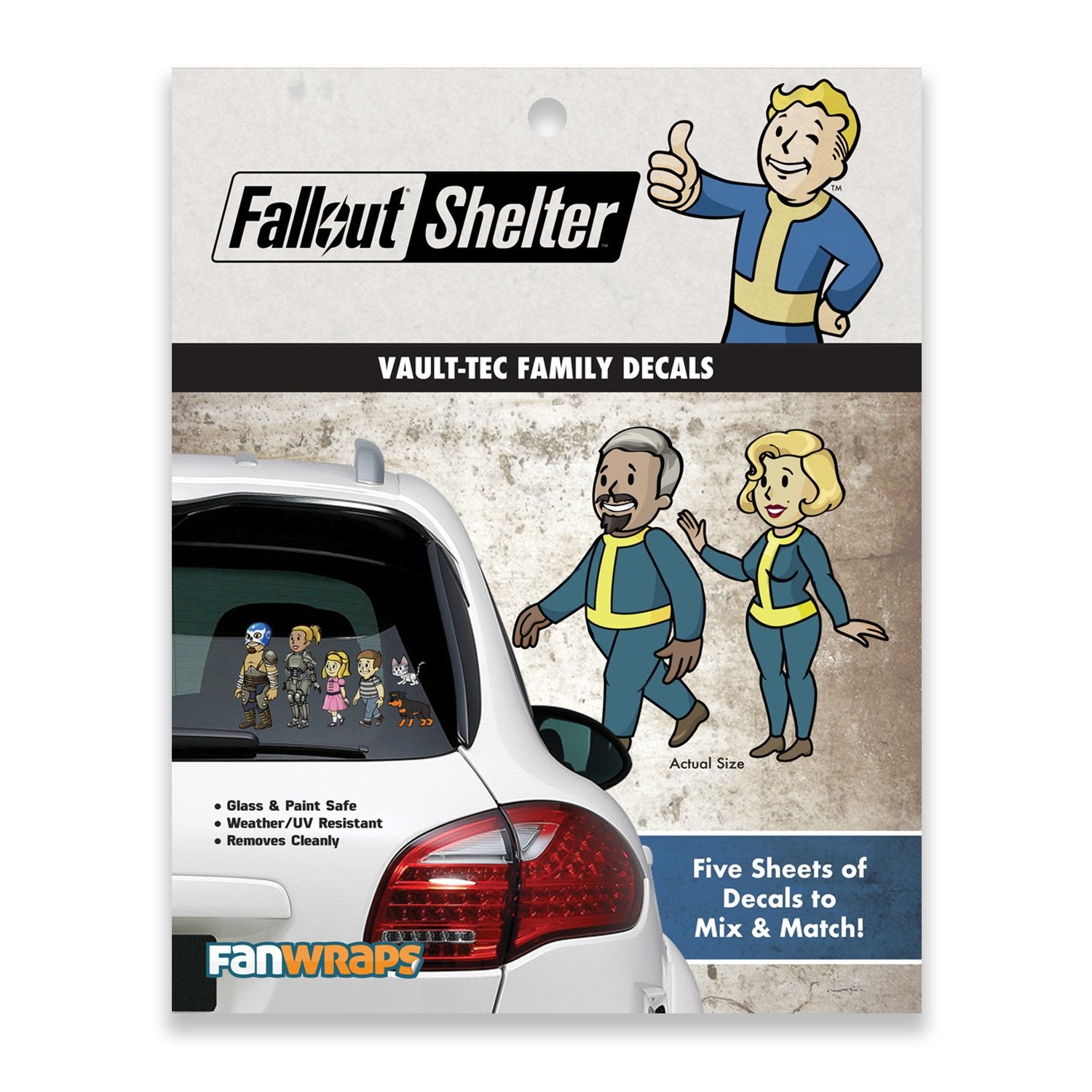 Fallout Vault-Tec Family Decals