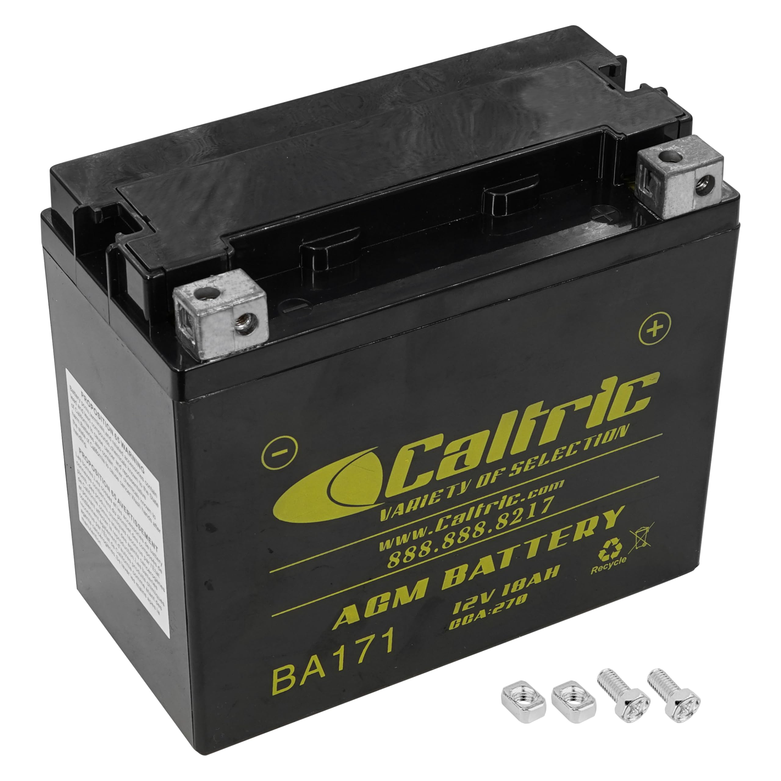Caltric Agm Battery Compatible with Ski-Doo Mxz 600 Ho Sdi Tnt 2004-2007 2010-2014 2016