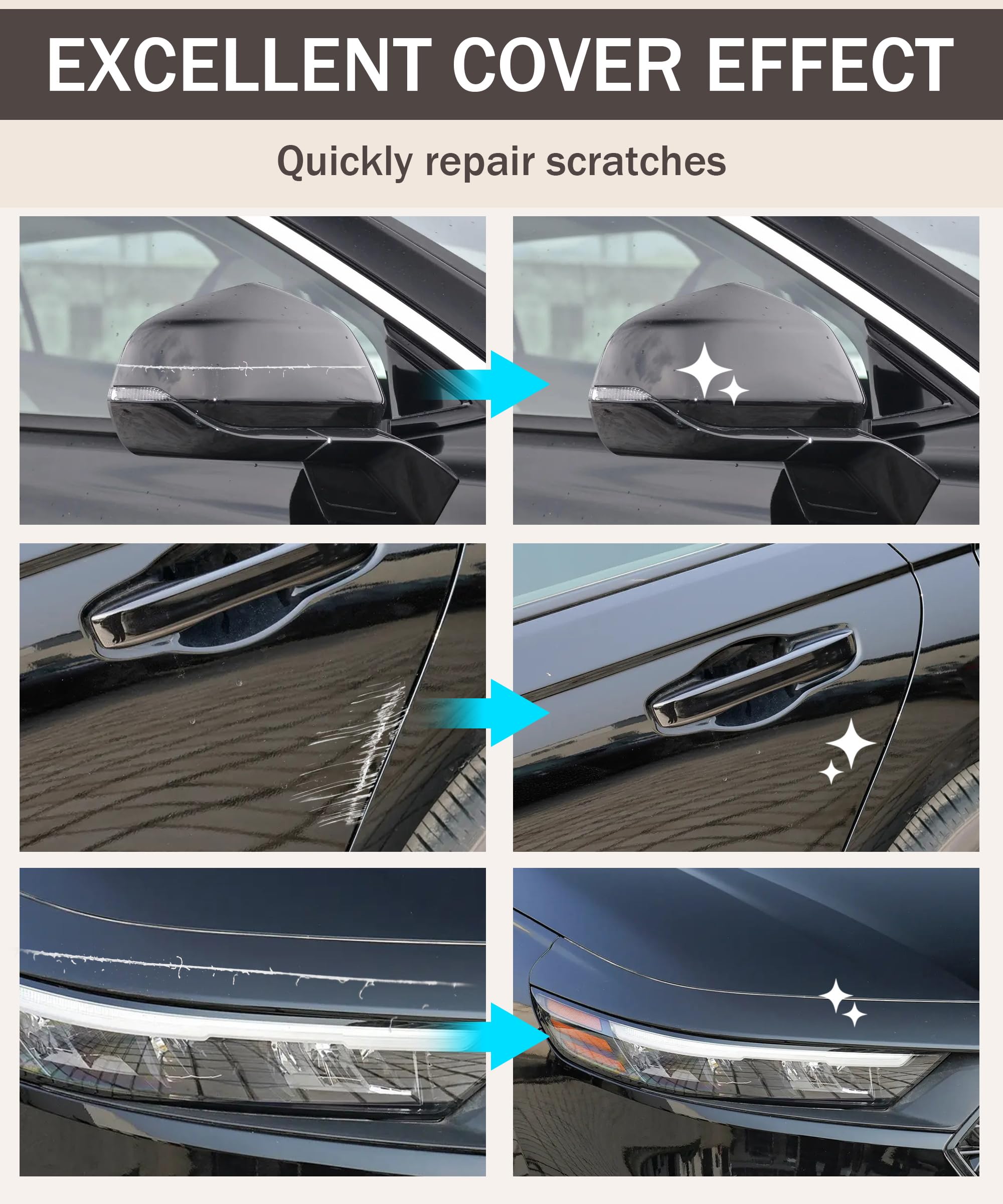 bylikeho Paint Pen,Touch Up Paint Pen,Car Accessories,Erase Car Scratches,Car Paint,Car Paint Scratch Repair,Touch Up Paint for