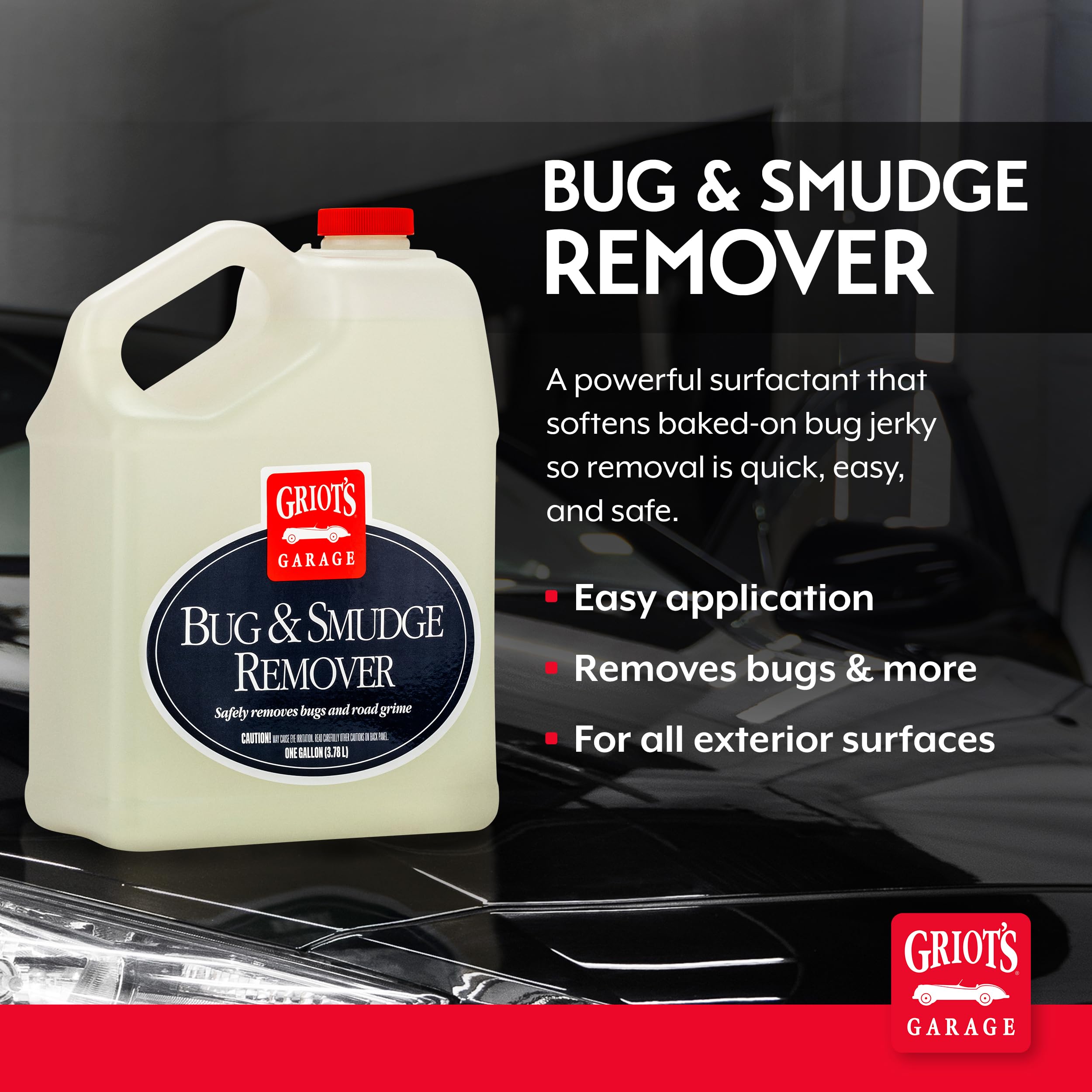 Griot'S Garage Smudge Remover, Car Cleaning Spray For Spot Removal, Works On All Exterior Surfaces, Releases Smudges, Oil, Grime