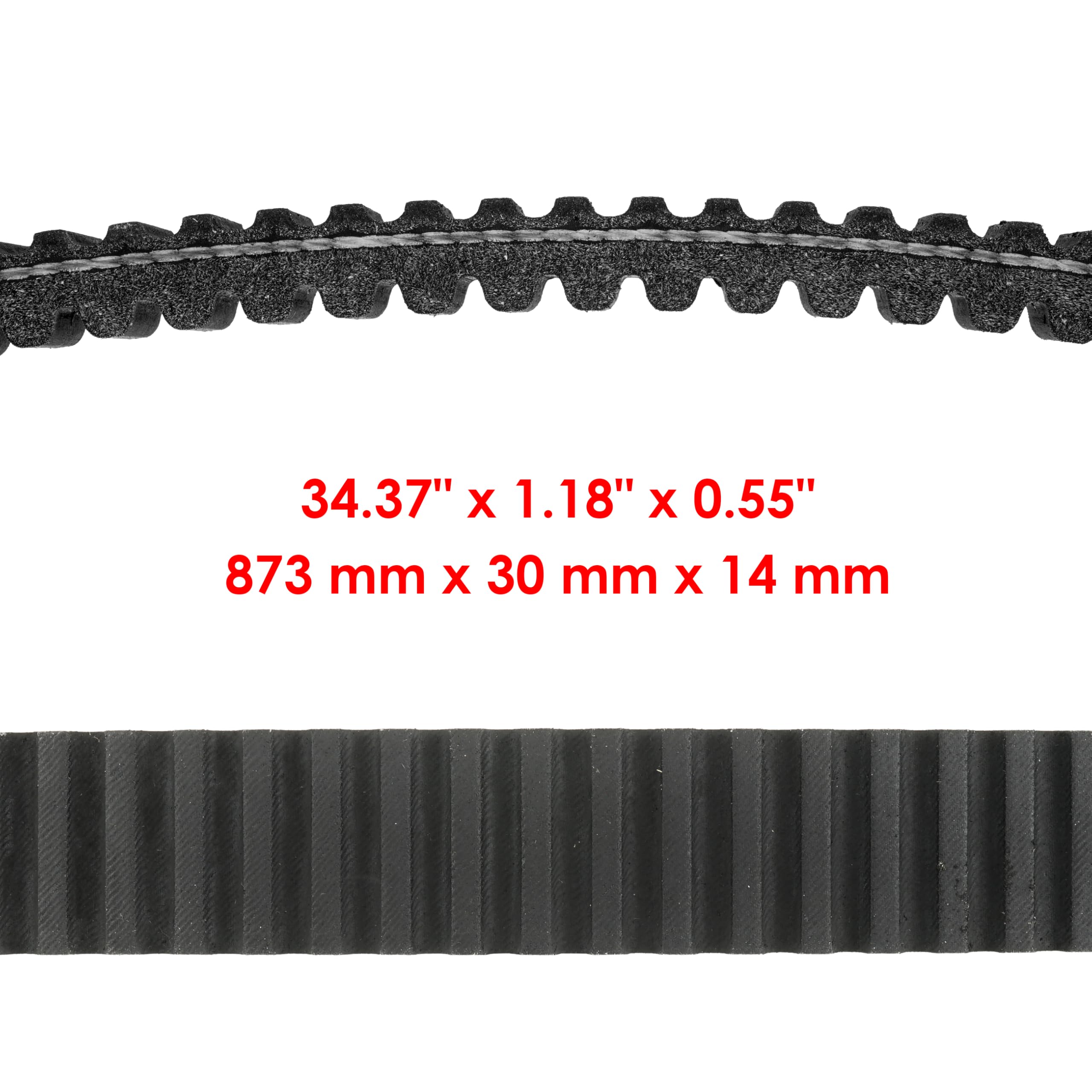 Caltric Drive Belt Compatible With Yamaha Rhino 450 Yxr450 Yxr 450 4X4 2006-2009