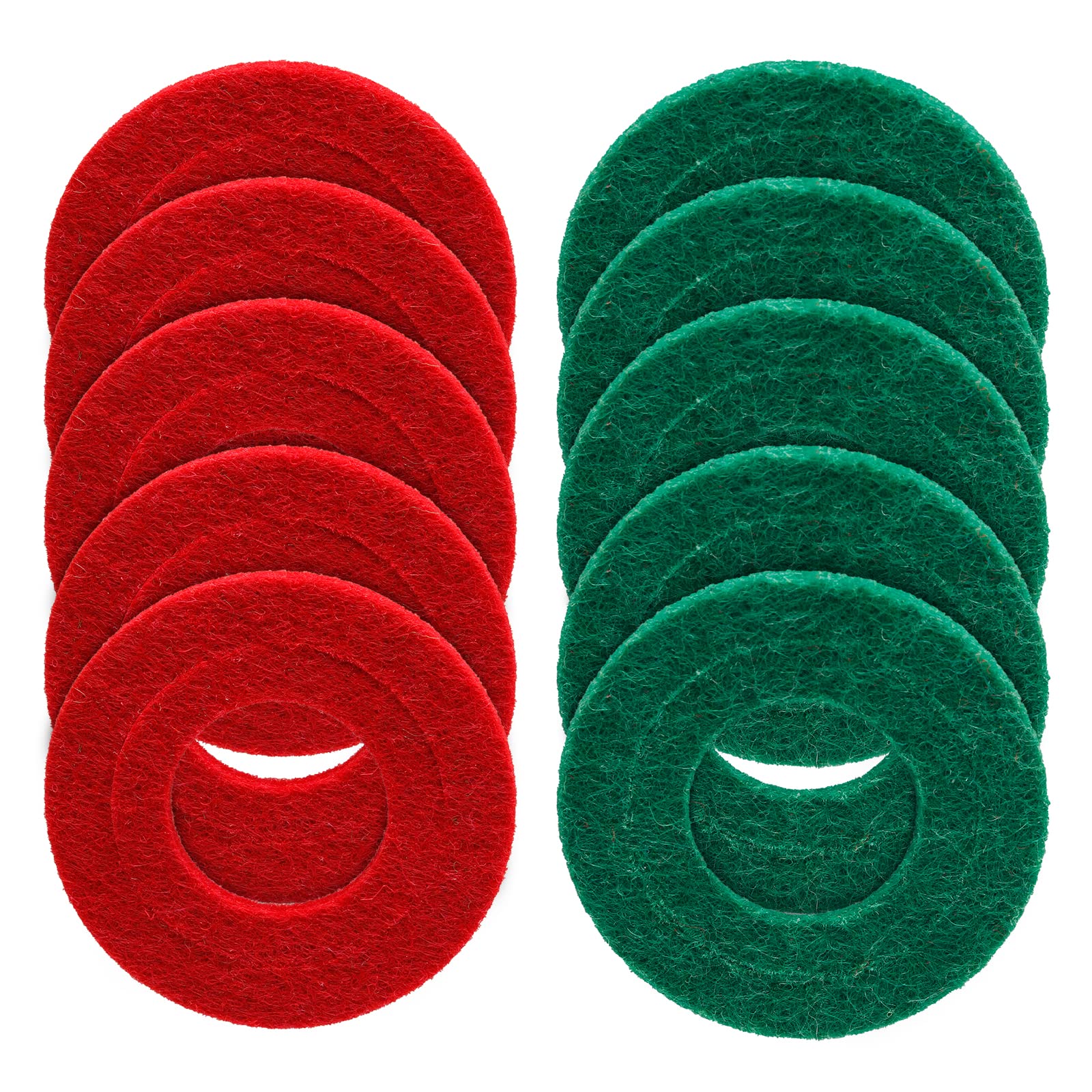 Bonsicoky 10 PCS Battery Terminal Anti Corrosion Washers Fiber, 5 Red & 5 Green Battery Terminal Protector