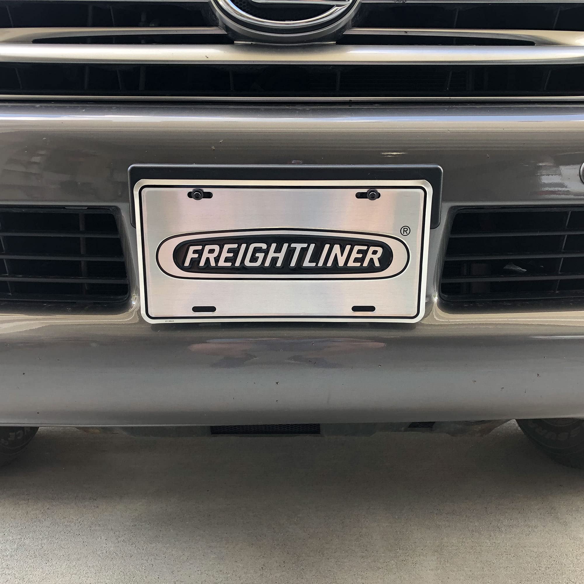 Freightliner Deluxe Aluminum Embossed License Plate