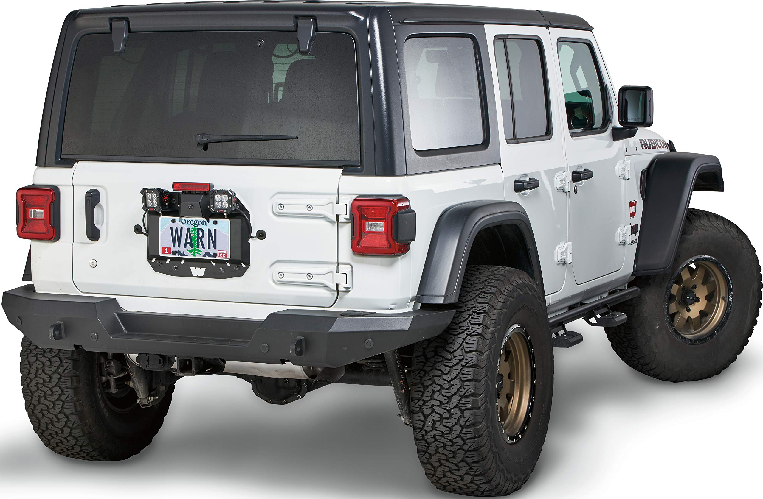 Warn 104070 Spare Rear Tire Delete Plate, Fits: Jeep Wrangler Jl (2018+)