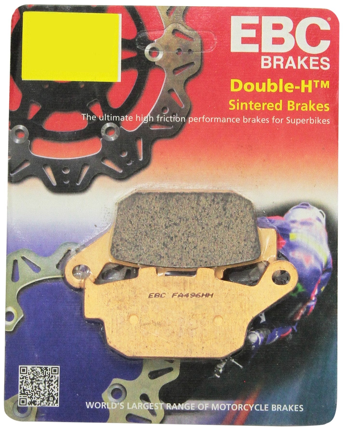 Ebc Brakes Fa496Hh Disc Brake Pad Set, Black, 1X1X1