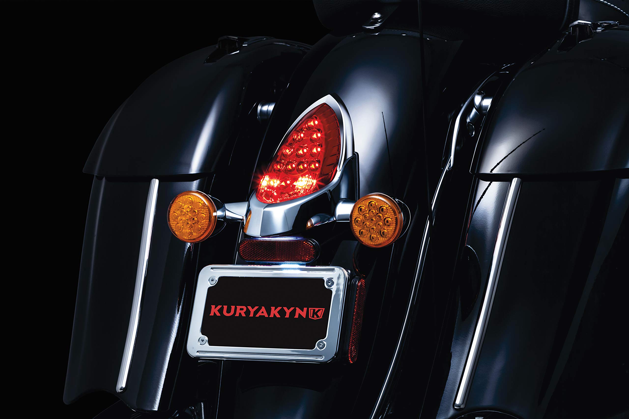 Kuryakyn 7697 Tail Light Top Trim