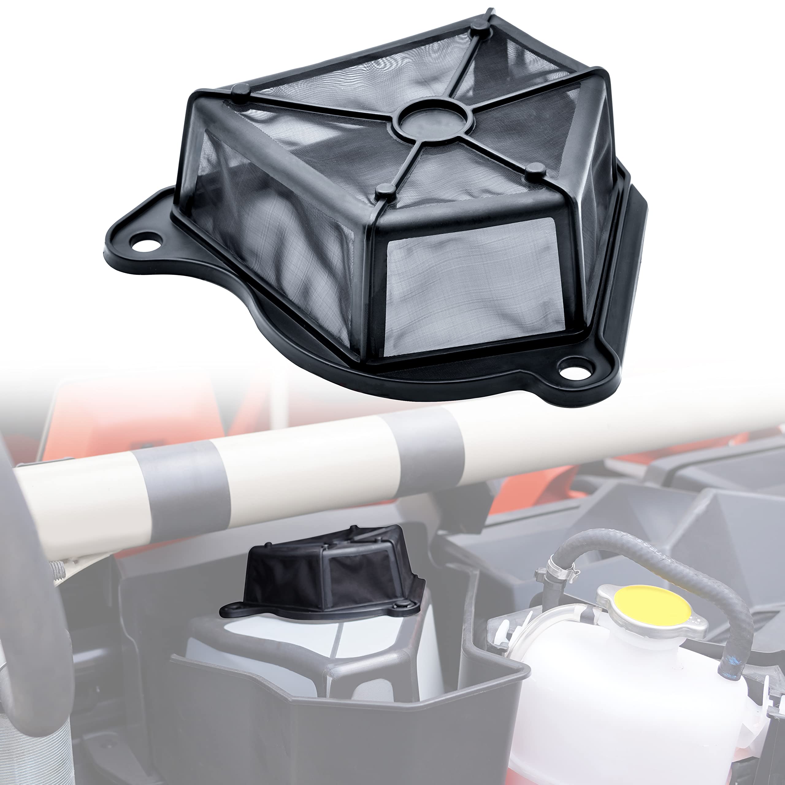SAUTVS Air Intake Pre-Filter for Can-Am Maverick X3, Black Plastic Air Intake Pre Filter Kit for Can Am Maverick X3 Max Turbo Ac