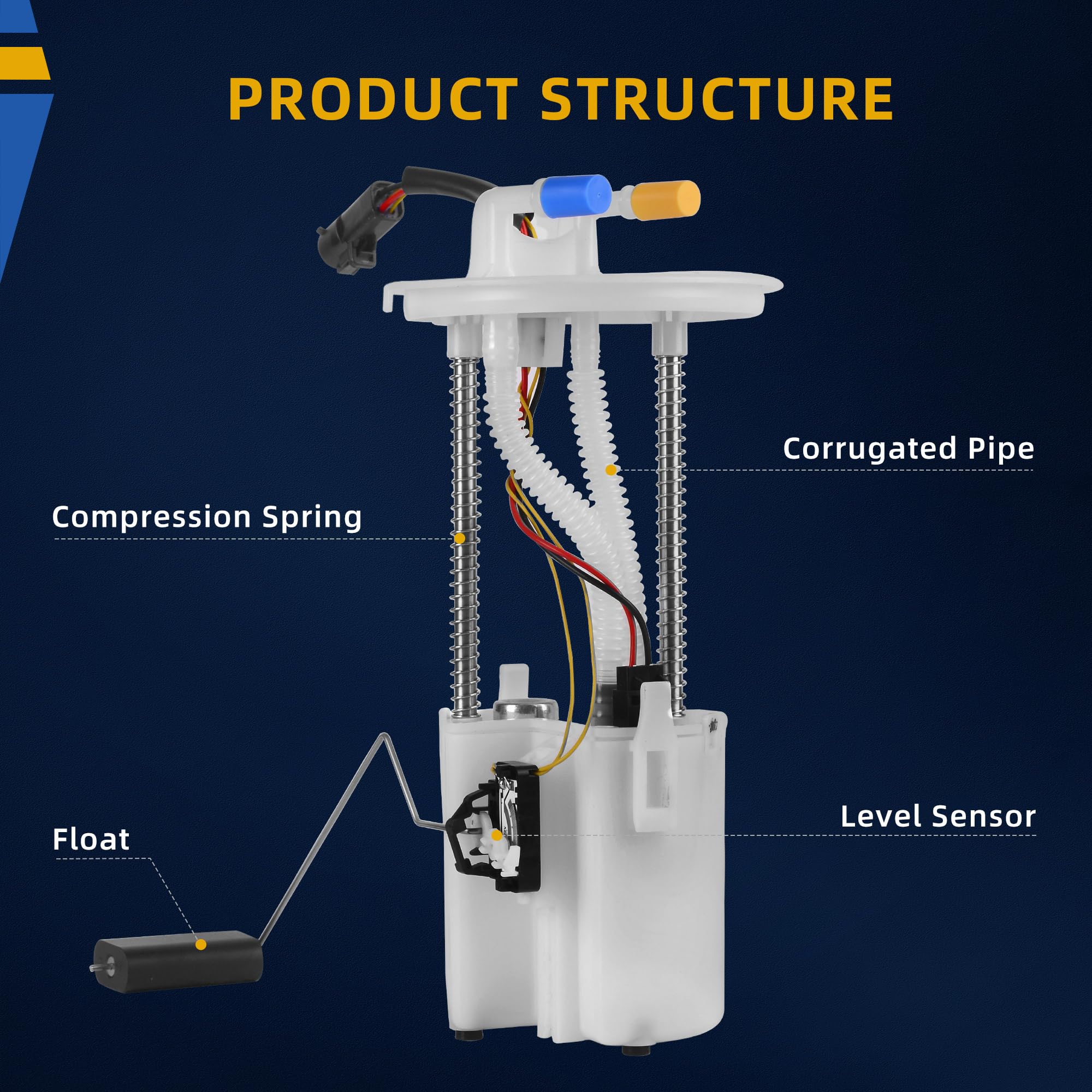 Dwvo Fuel Pump Compatible With 2001 2002 2003 2004 Ford Escape Mazda Tribute 2.0L 3.0L