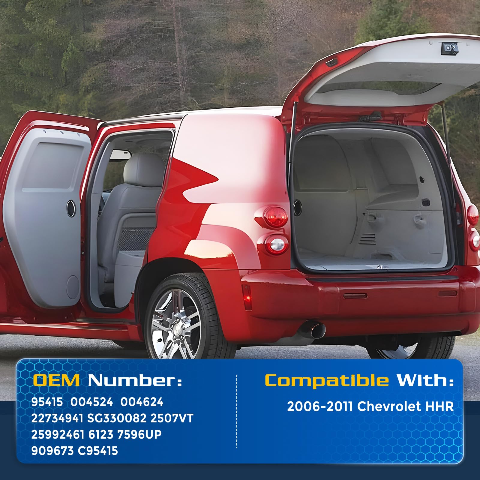 Arana Liftgate Struts For Chevrolet Hhr 2006-2011, Rear Hatch Lift Support Tailgate Shocks Fits 2006-2011 Chevrolet Hhr Base/Ls/