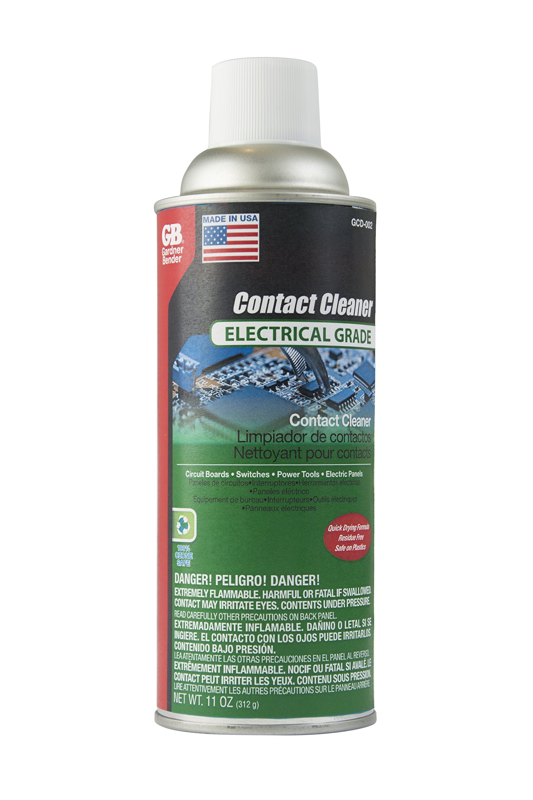 Gardner Bender Gcd-002 Contact Cleaner, Non-Flammable, Ozone Safe, Can