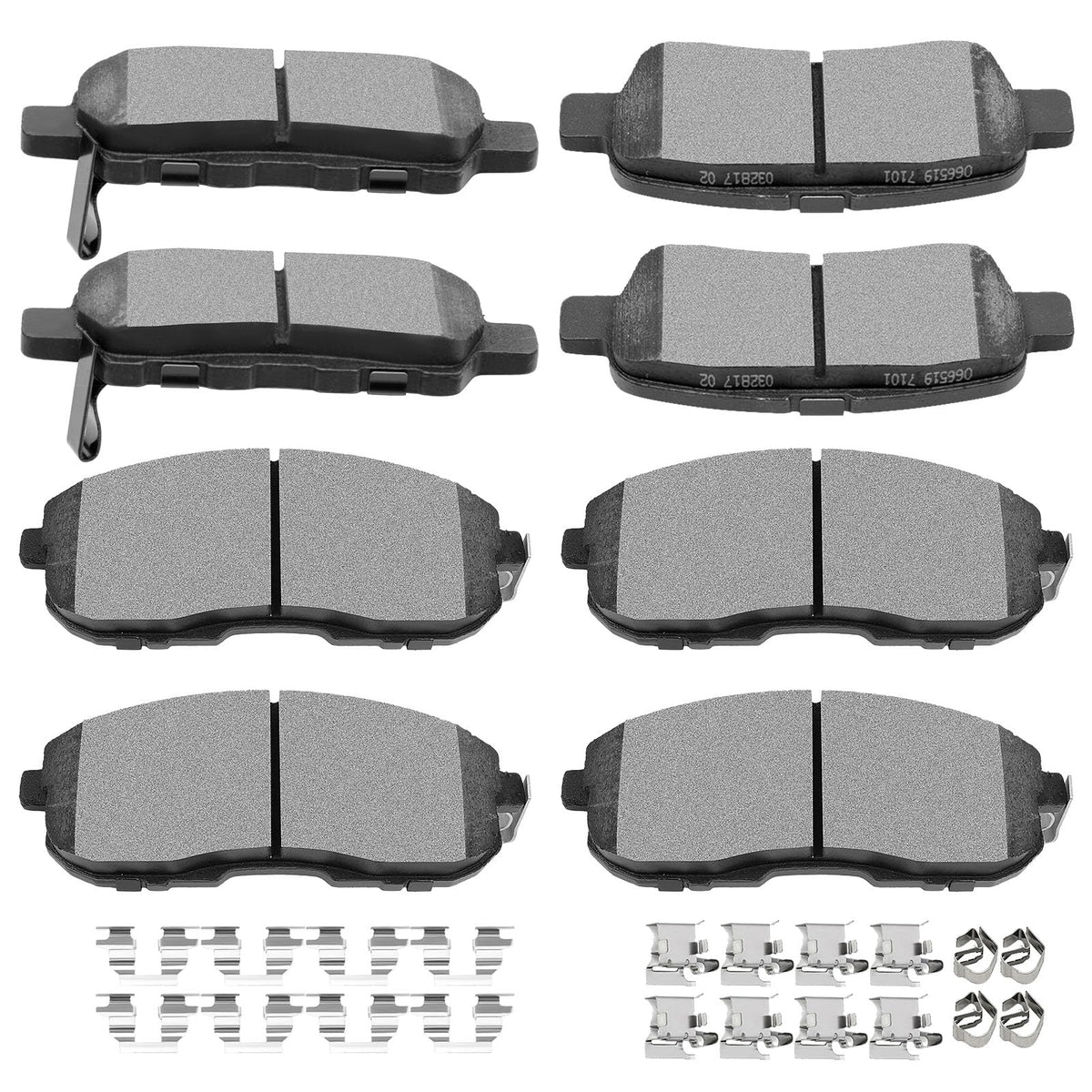 Scitoo D815 D905 Front Rear Ceramic Brake Pads Sets Fit For Nissan 350Z | For Altima | For Juke | For Sentra