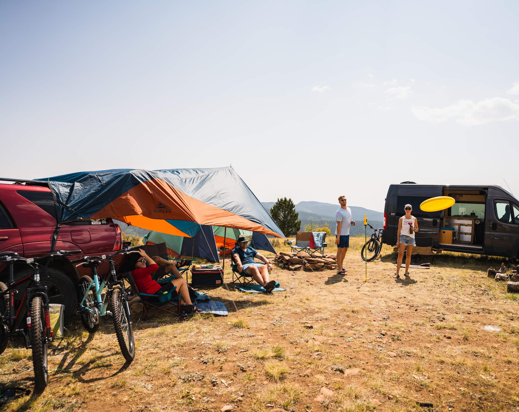 Kelty Waypoint Tarp, Reflecting Pond/Gingerbread, Semi-Universal Vehicle Mounting System, Enhanced Protection from The Elements,