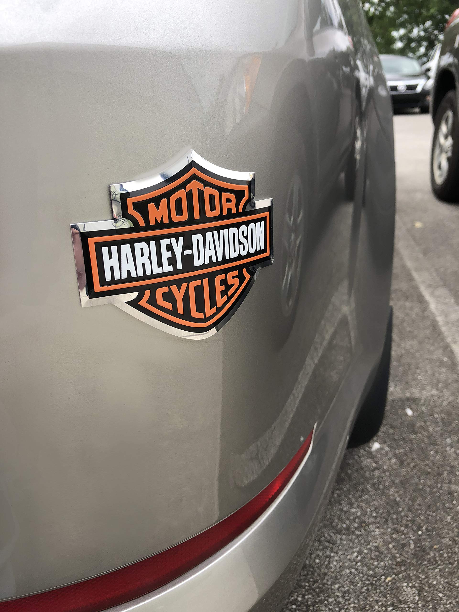 Chroma 041700 Harley Aluminum Decal, 1 Pack