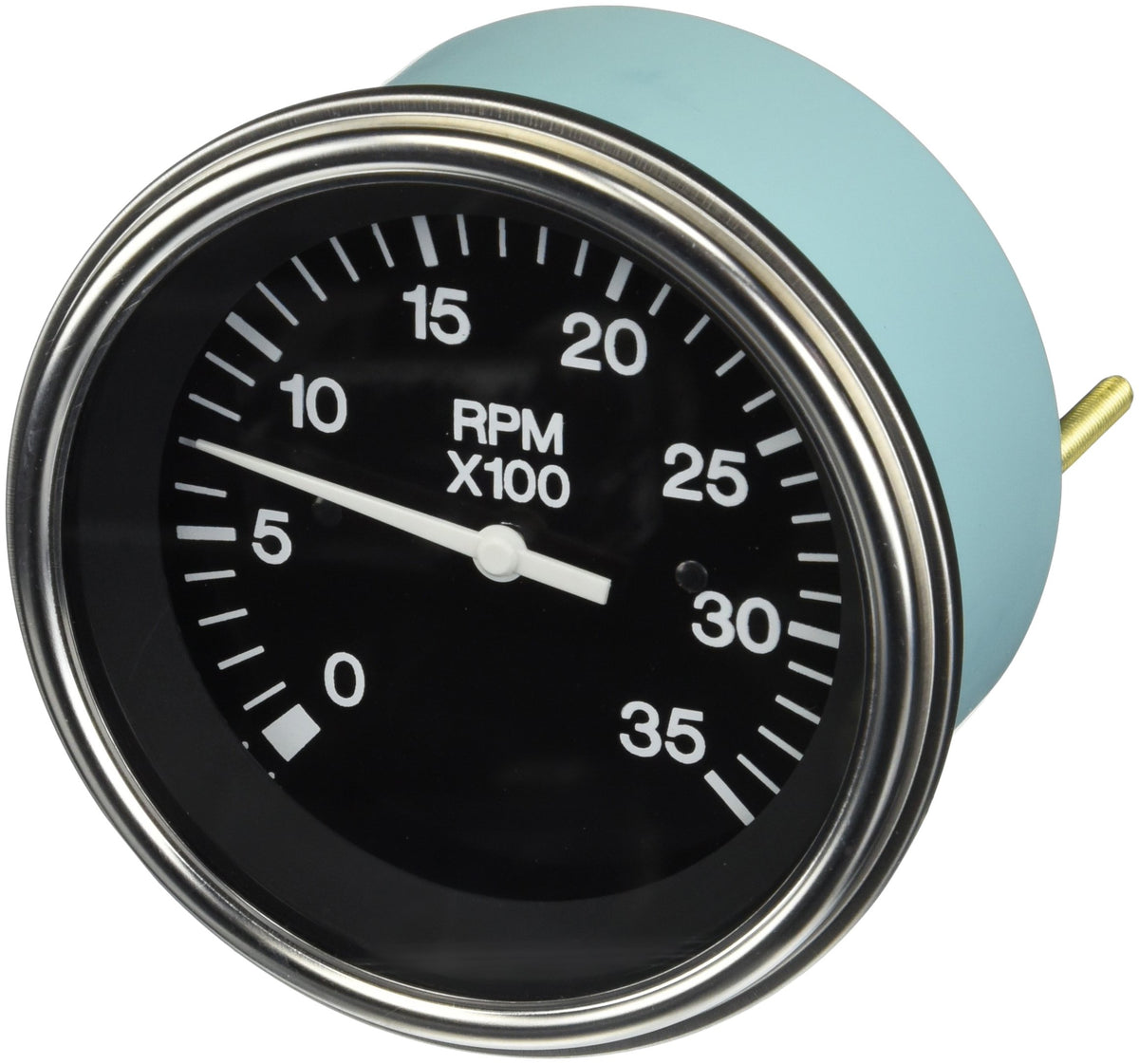 Sierra International 82302P 0-3500 Rpm Dial Range Heavy Duty Diesel Alternator Electric Tachometer, 3'