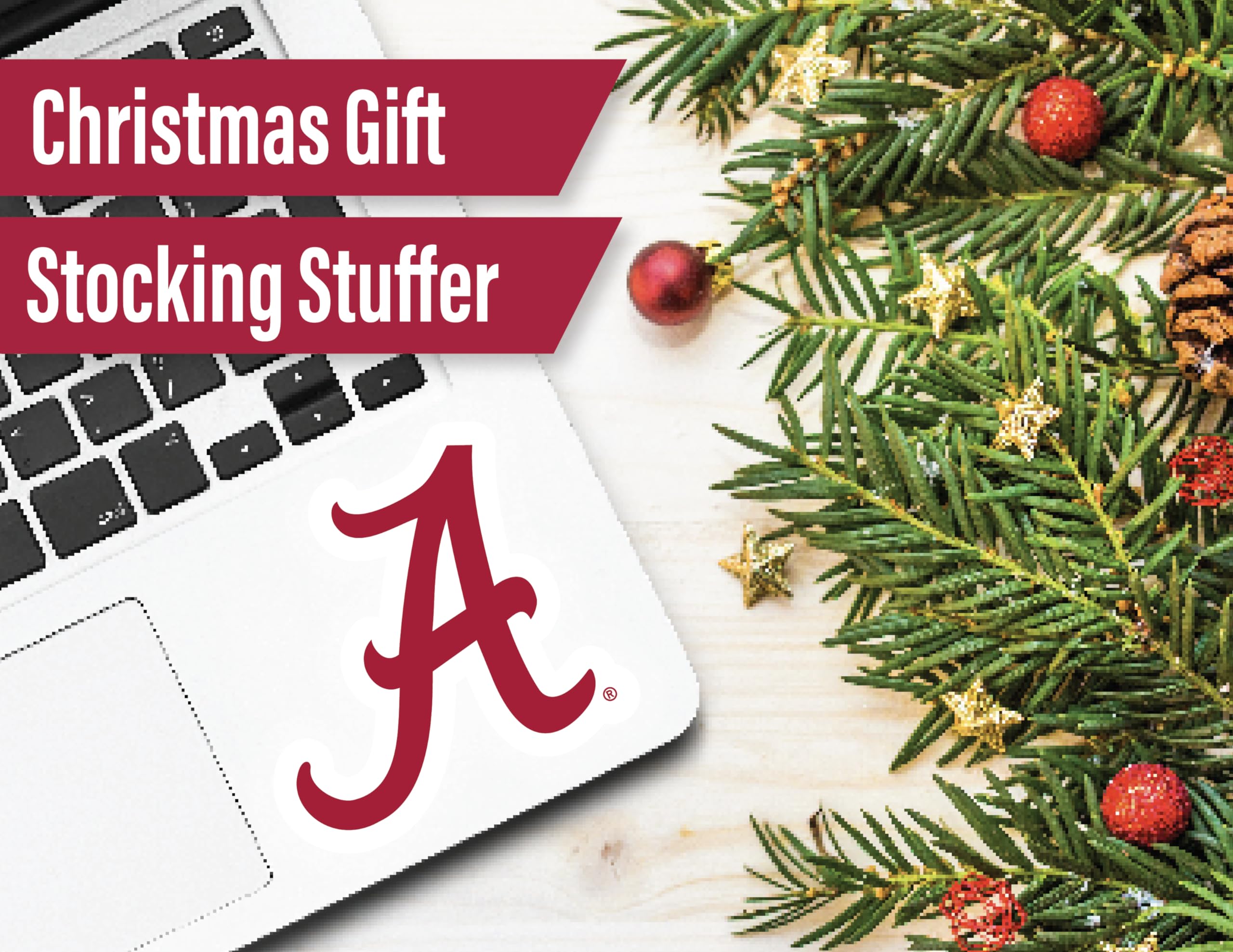 Alabama Crimson Tide Stickers And Decals (14 Pieces) Large, Medium And Small Size Sticker Bundle For Car Window Water Bottle Pho