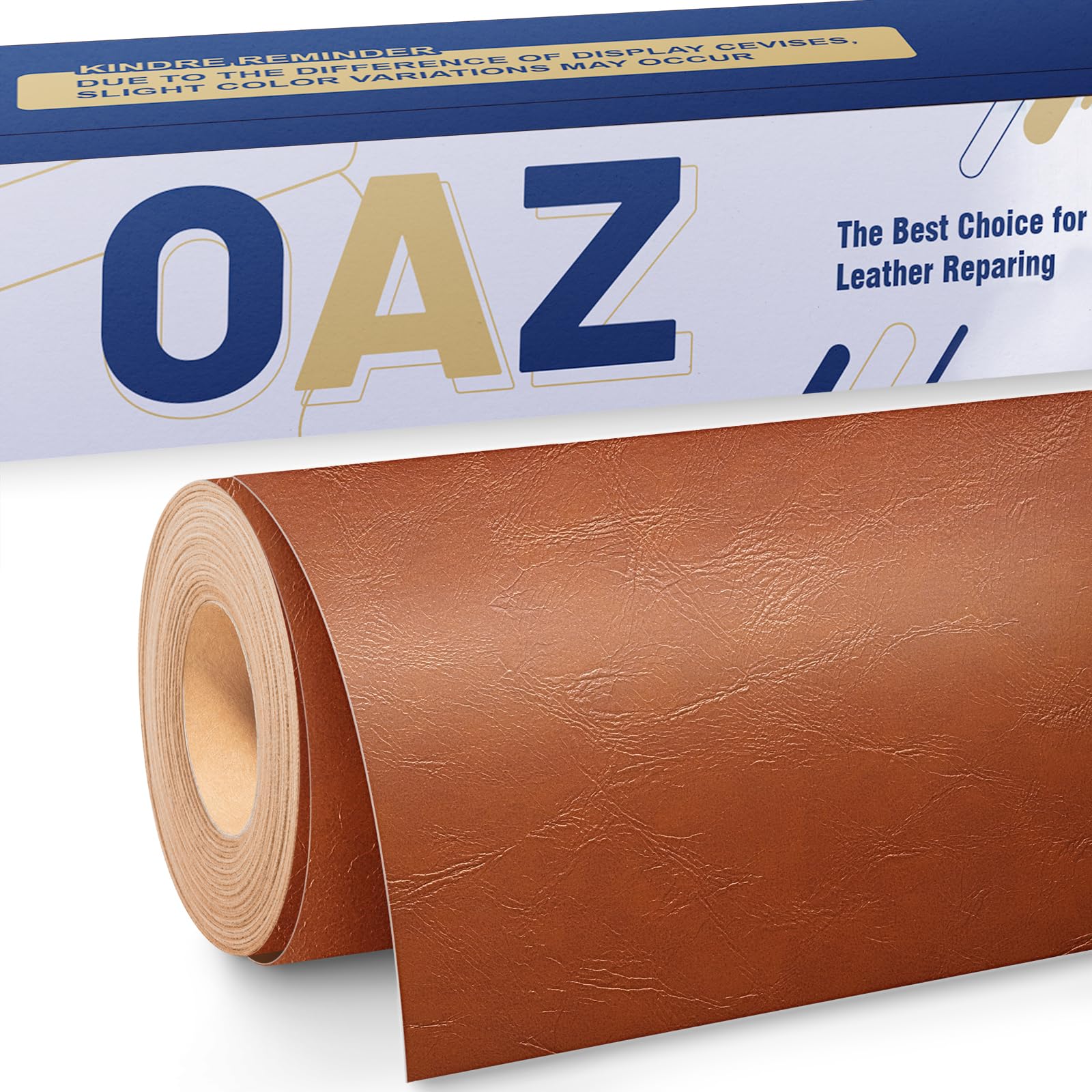 Oaz Leather Repair Patch Self Adhesive, 16X31.5 Inch Leather Repair Kit For Furniture, Leather Repair Tape For Car Seat, Sofa, C