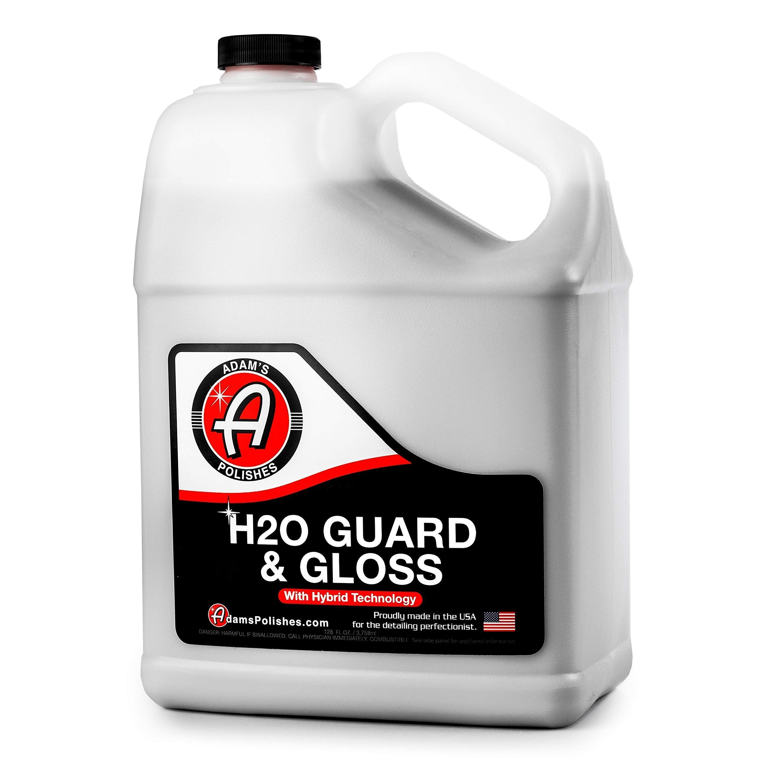Adam'S Polishes H2O Guard & Gloss (Gallon) - Car Detailing Hybrid Top Coat Silica Sealant, Car Wax & Polish Quick Detailer | Aft