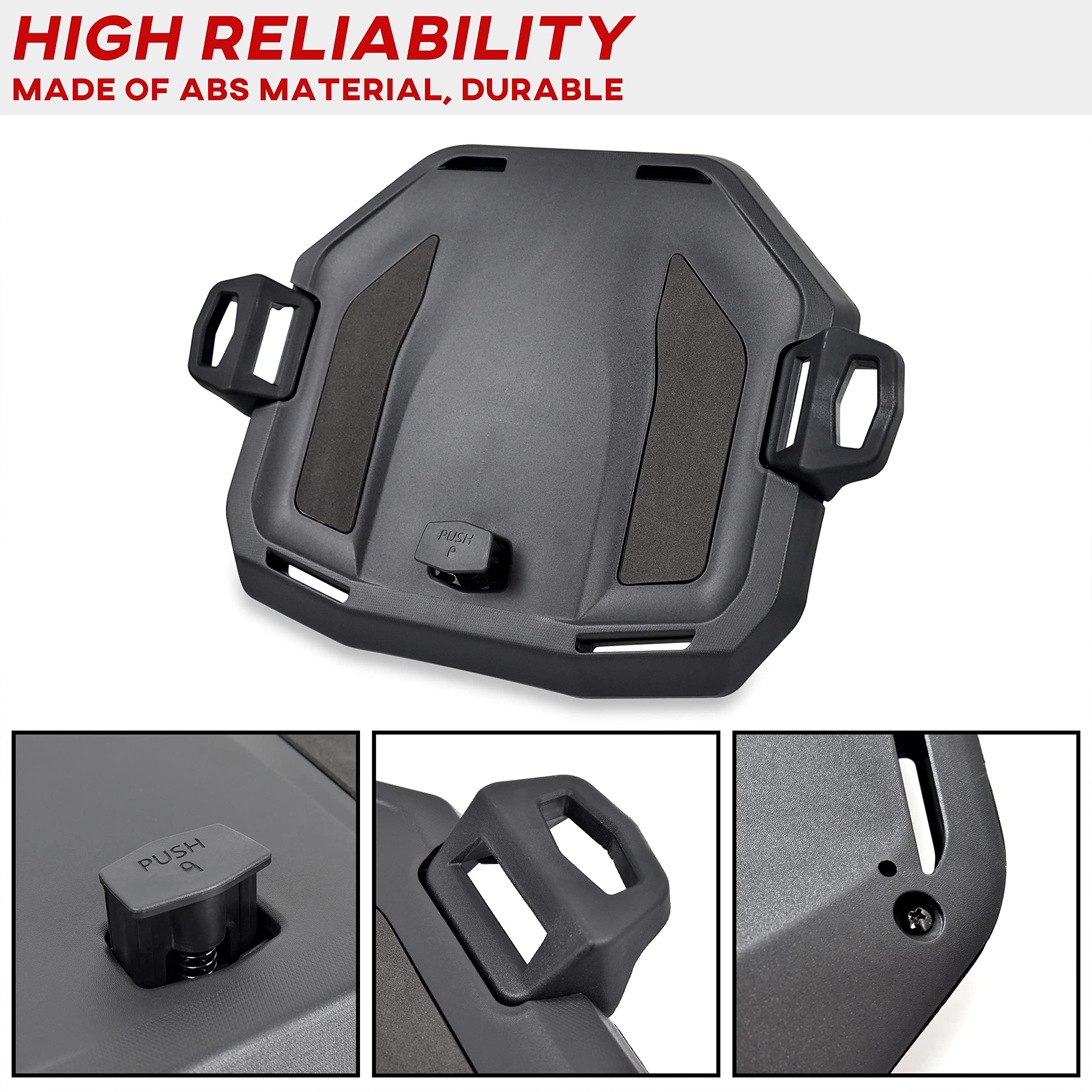 Sautvs Support Rack For Can Am Ryker, Rear Rack Kit For Can-Am Ryker 600 900 Sport & Ryker Rally Edition All Models Accessories