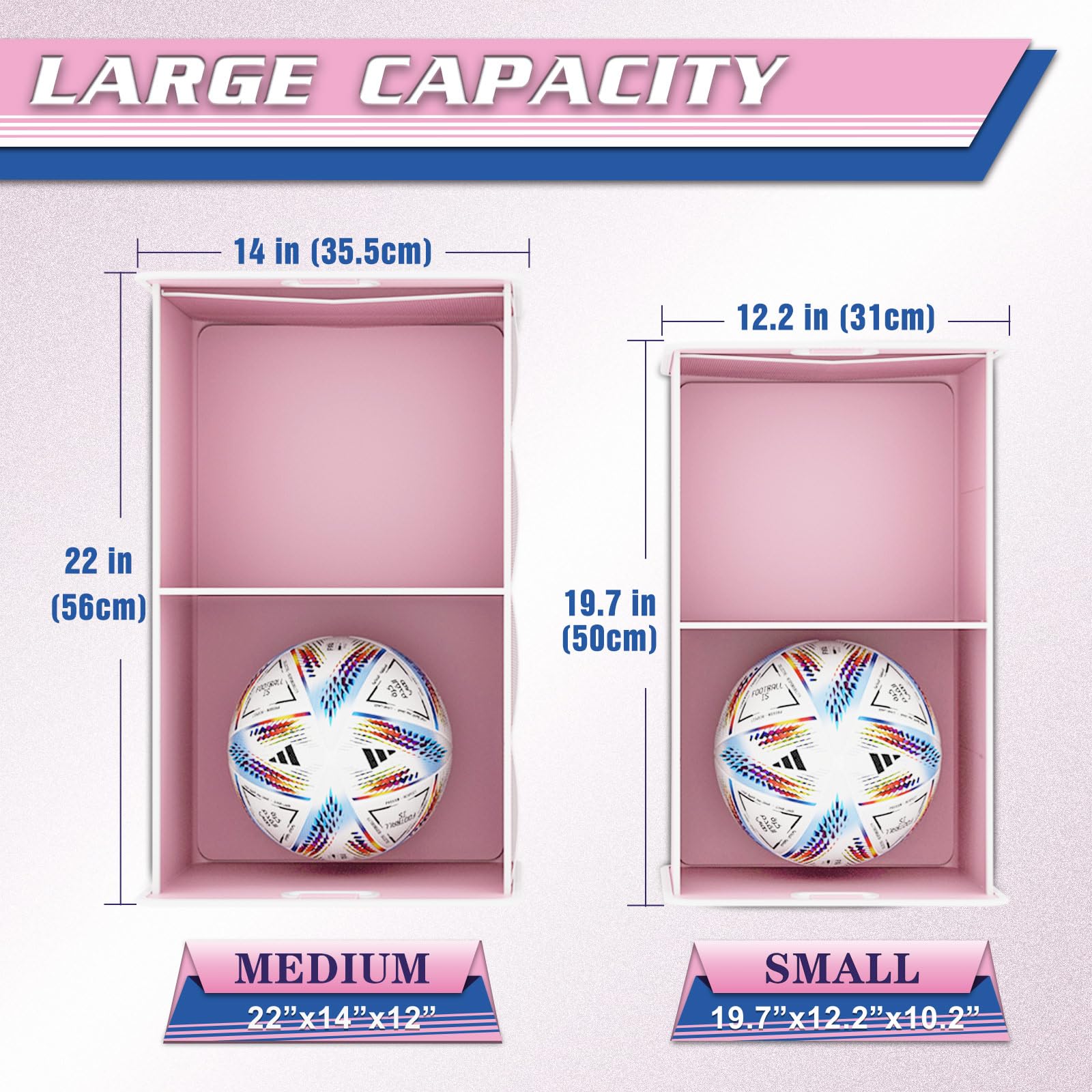 K Knodel Car Trunk Organizer, Foldable Organizer For Car, Automotive Consoles & Organizers, Storage With Reinforced Handles (Med