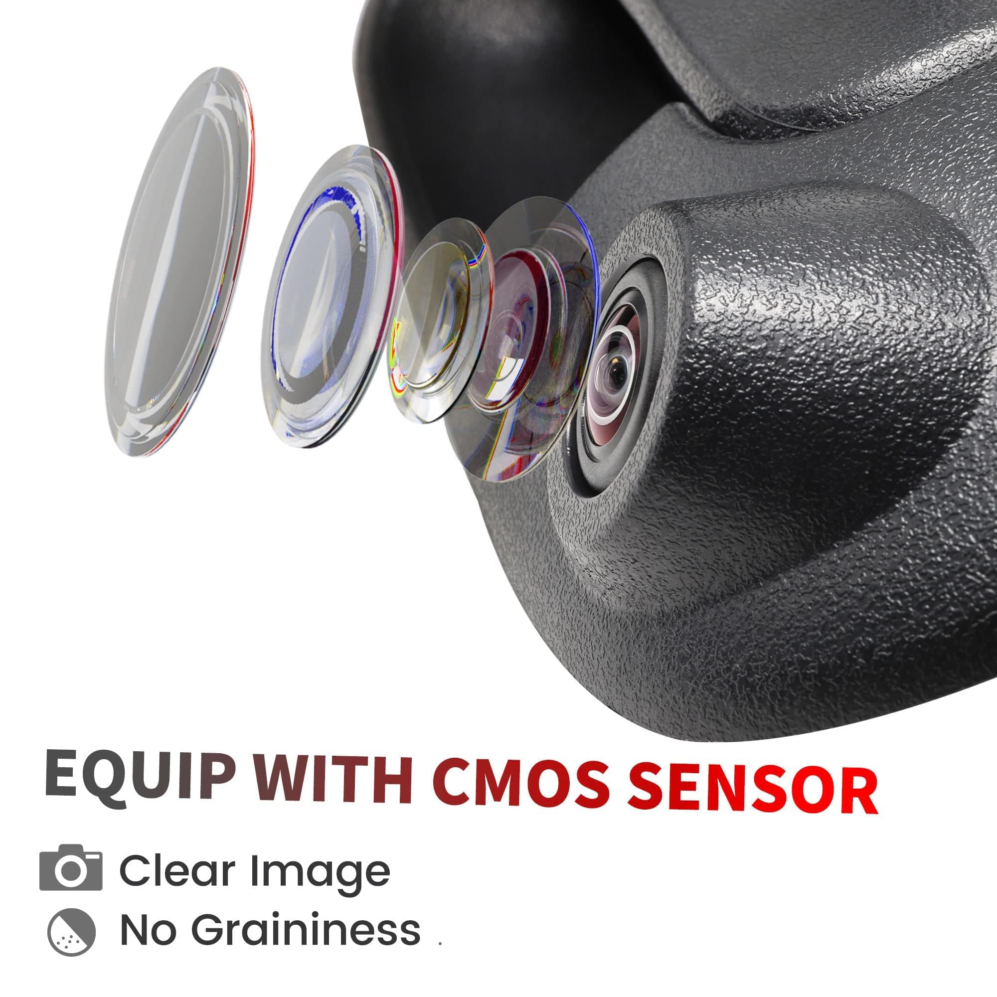 Eway Tailgate Handle Backup Camera For 2002-2008 Dodge Ram 1500 2500 3500 Tailgate Latch Door Handle Aftermarket Reverse Reversi