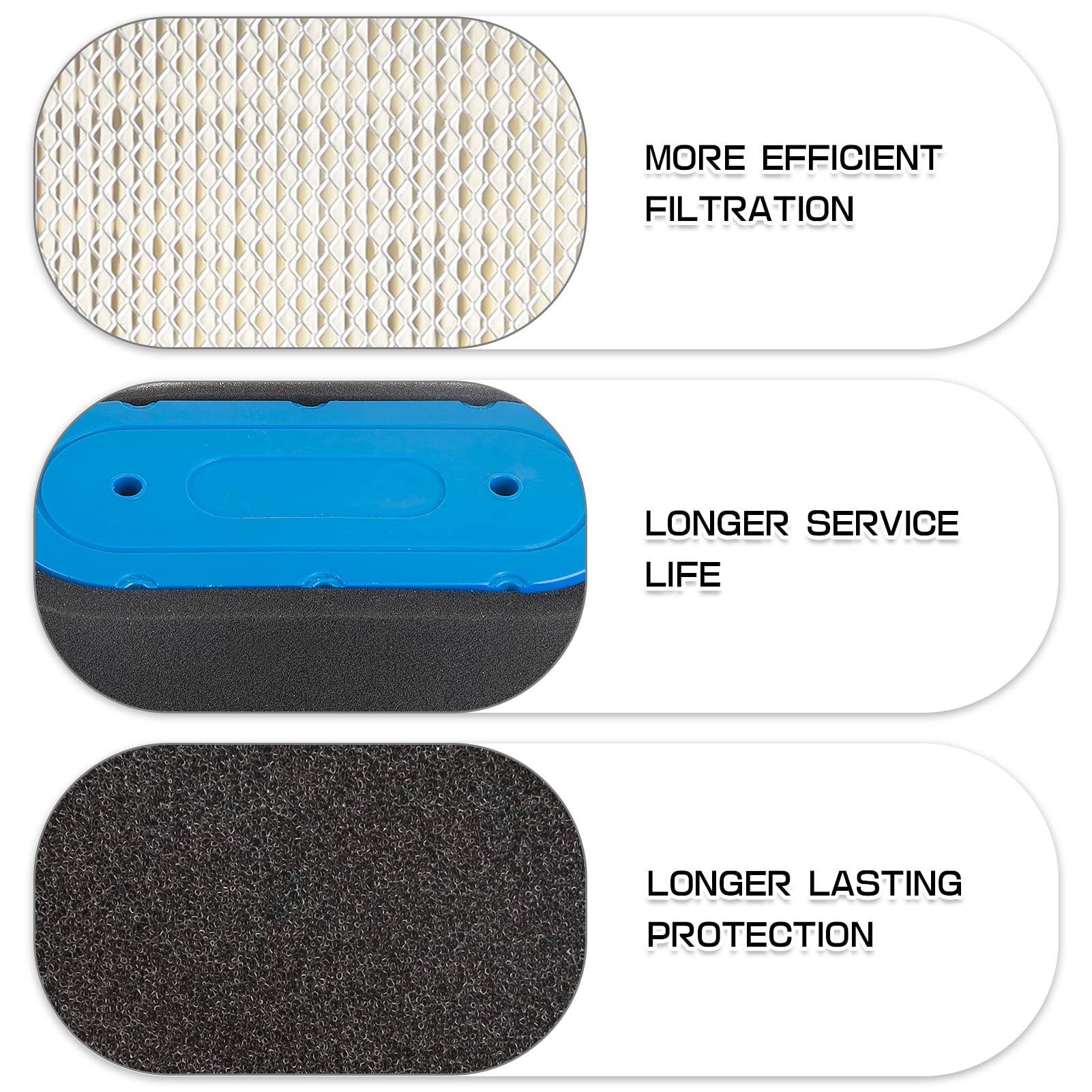 11013-7027 11013-7024 Air Filter & Pre Filter for Kawasaki FH601V FH641V FH680V FH721V for 19-25HP vertical shaft engines