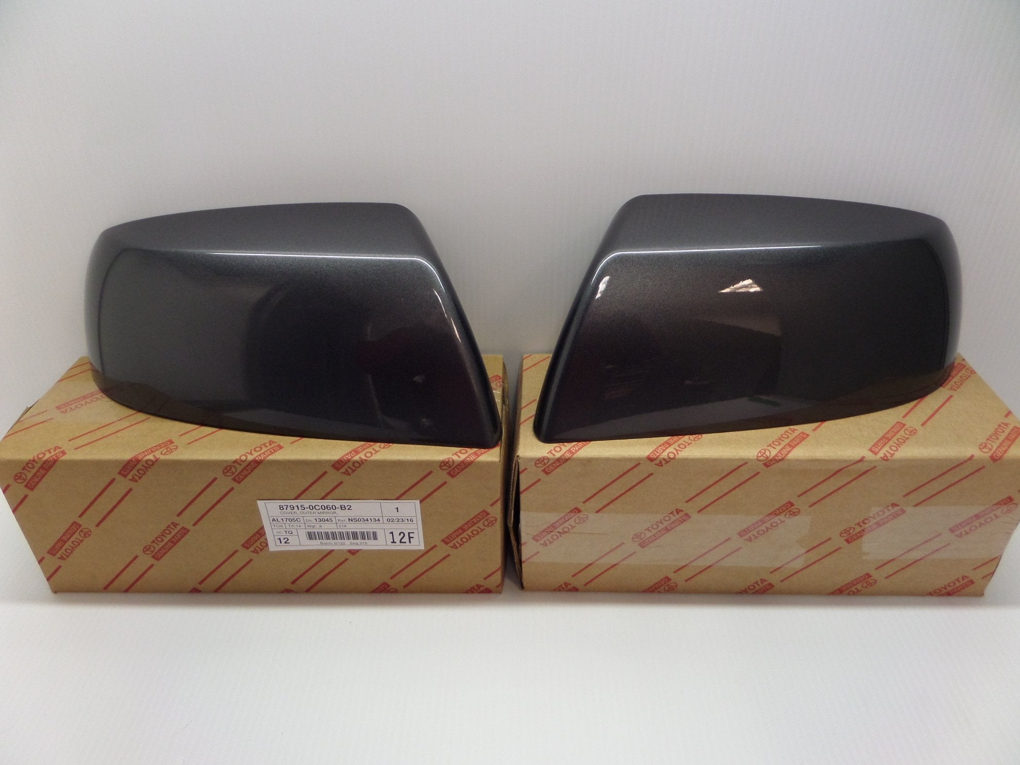 Toyota Tundra 2011-2020 Magnetic Gray Mirror Covers Kit Genuine Oe Oem