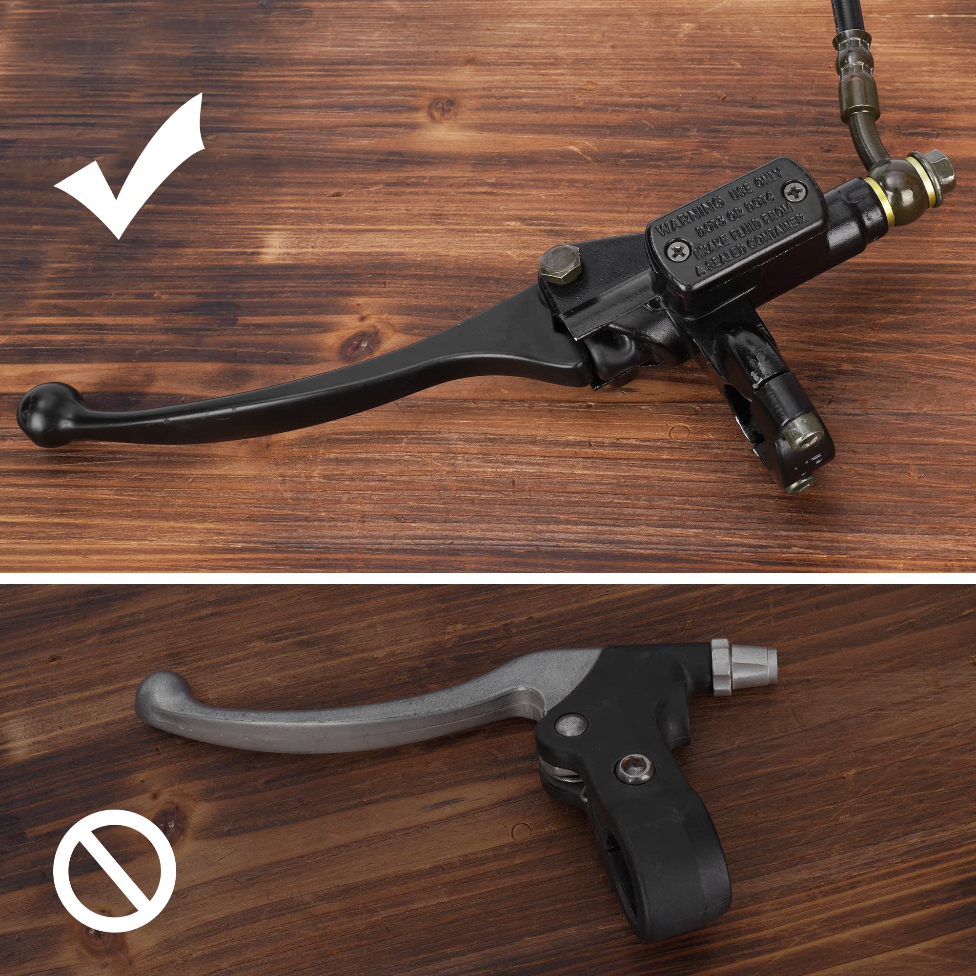 Hydraulic Brake Master Cylinder Caliper With Brake Pad Assembly Hose Tube For 97Cc 2.8Hp Baja Doodlebug Dirtbug Db30 Coleman Ct100U Mini Bike Dirt Bike Moto - High Braking Force