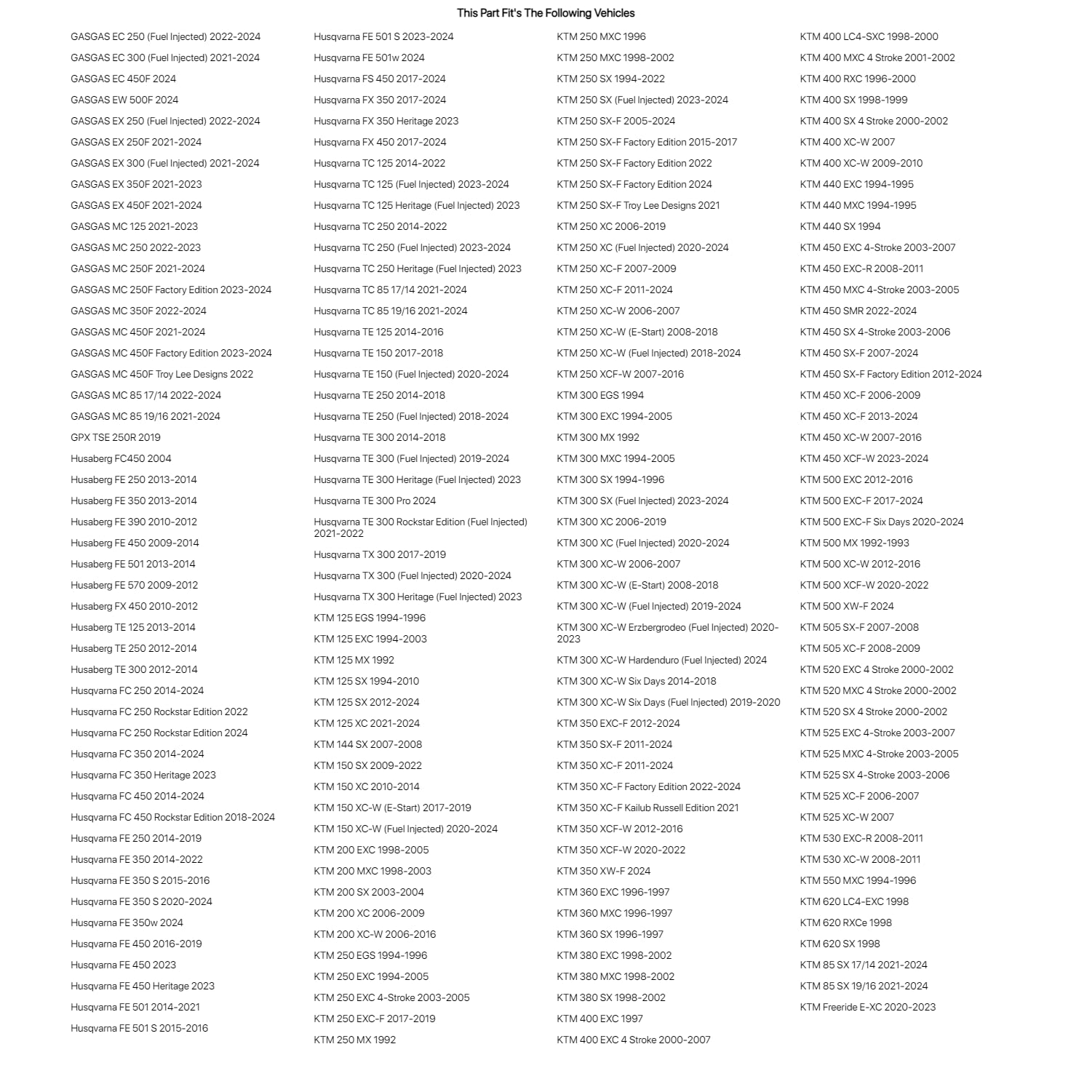 Tusk Stainless Steel Typhoon Brake Rotor, Rear - Fits: Ktm 350 Sx-F 2011-2019