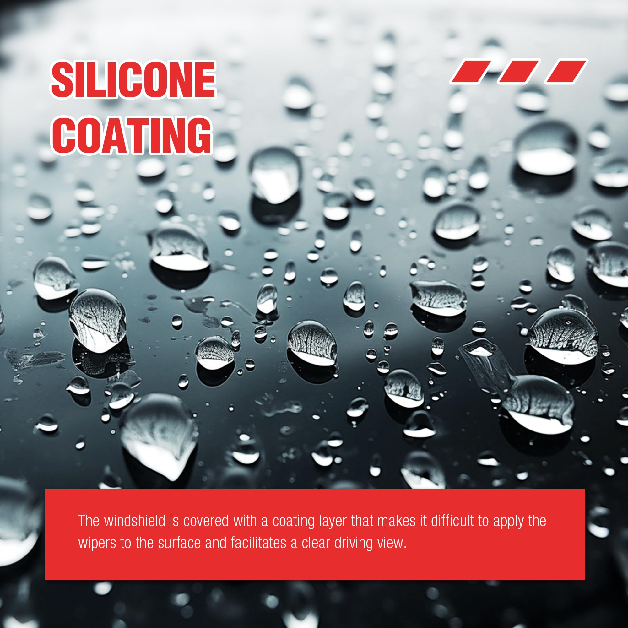 BERG REGEN 26/20 Silicone Windshield Wiper Blades Set for Tesla Model Y/Model 3 (2017-2022) - All Weather Replacement (Pack of 2