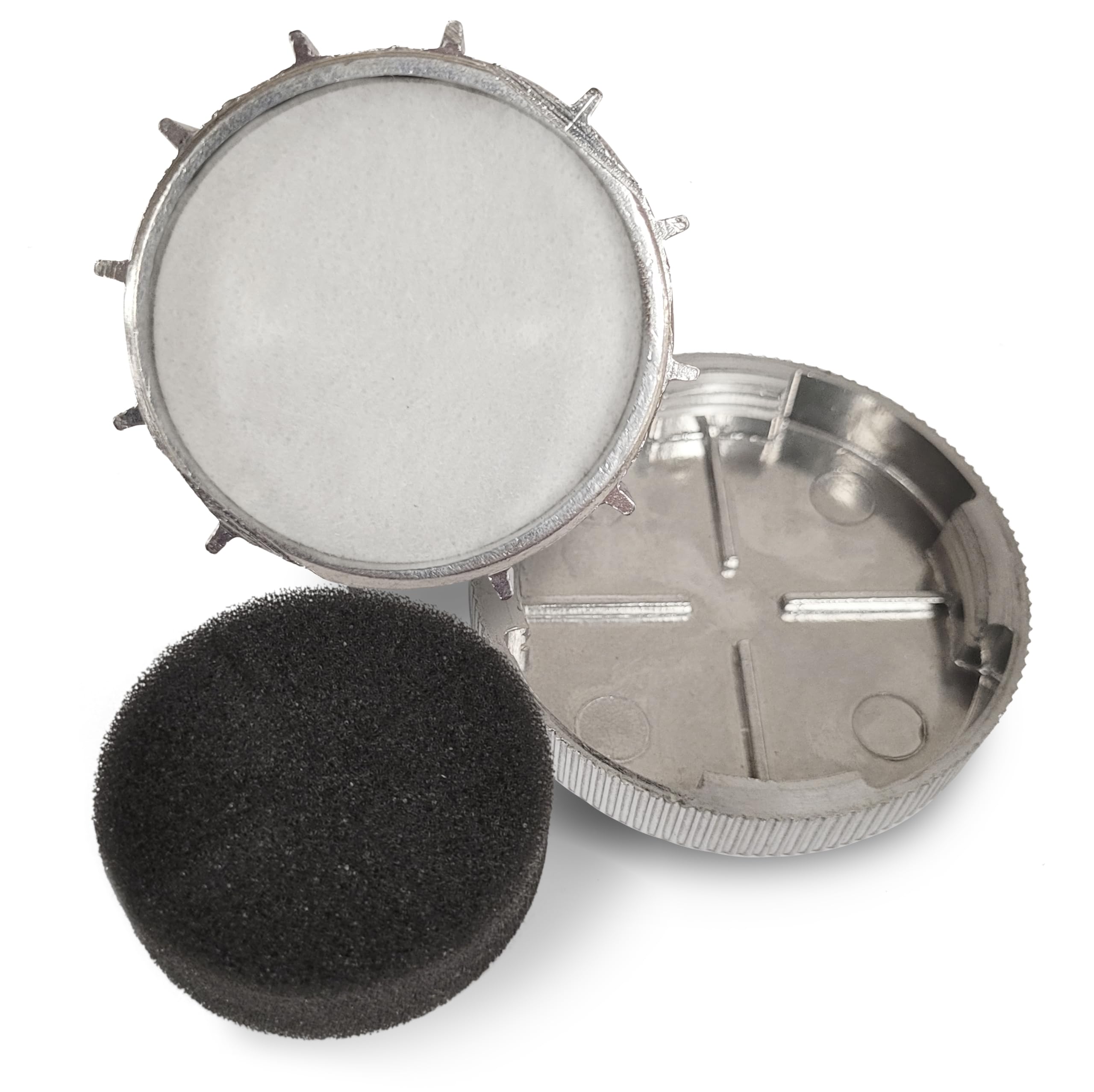 Viair 3/8&quot; NPT Intake Air Filter Muffler Assembly, Metal, Silver 92627