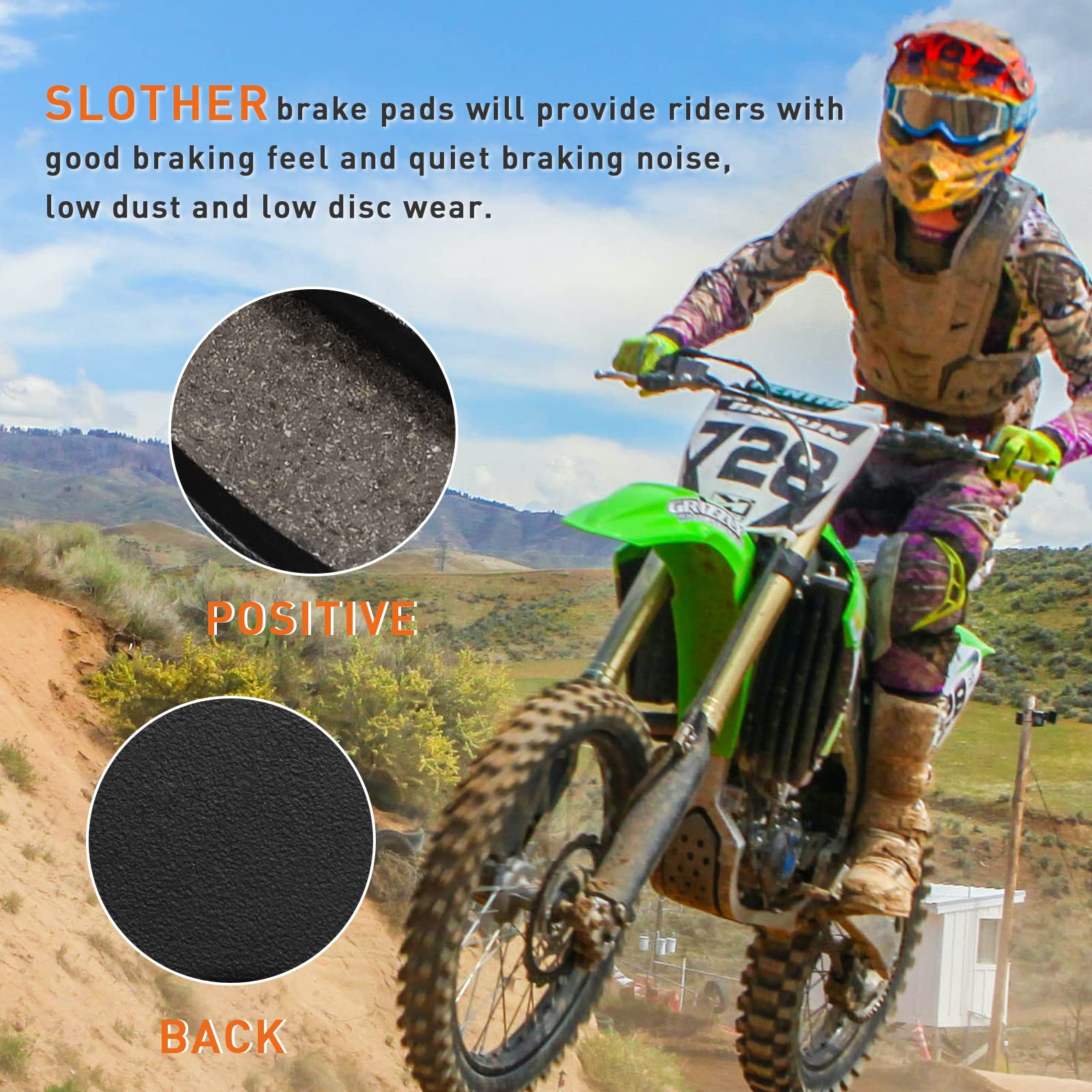 Front And Rear Brake Pad Replacement For Polaris Sportsman 500 335 400 500 4 X 4 Rse Ho Scrambler 400 Trail Blazer 250 Scrambler