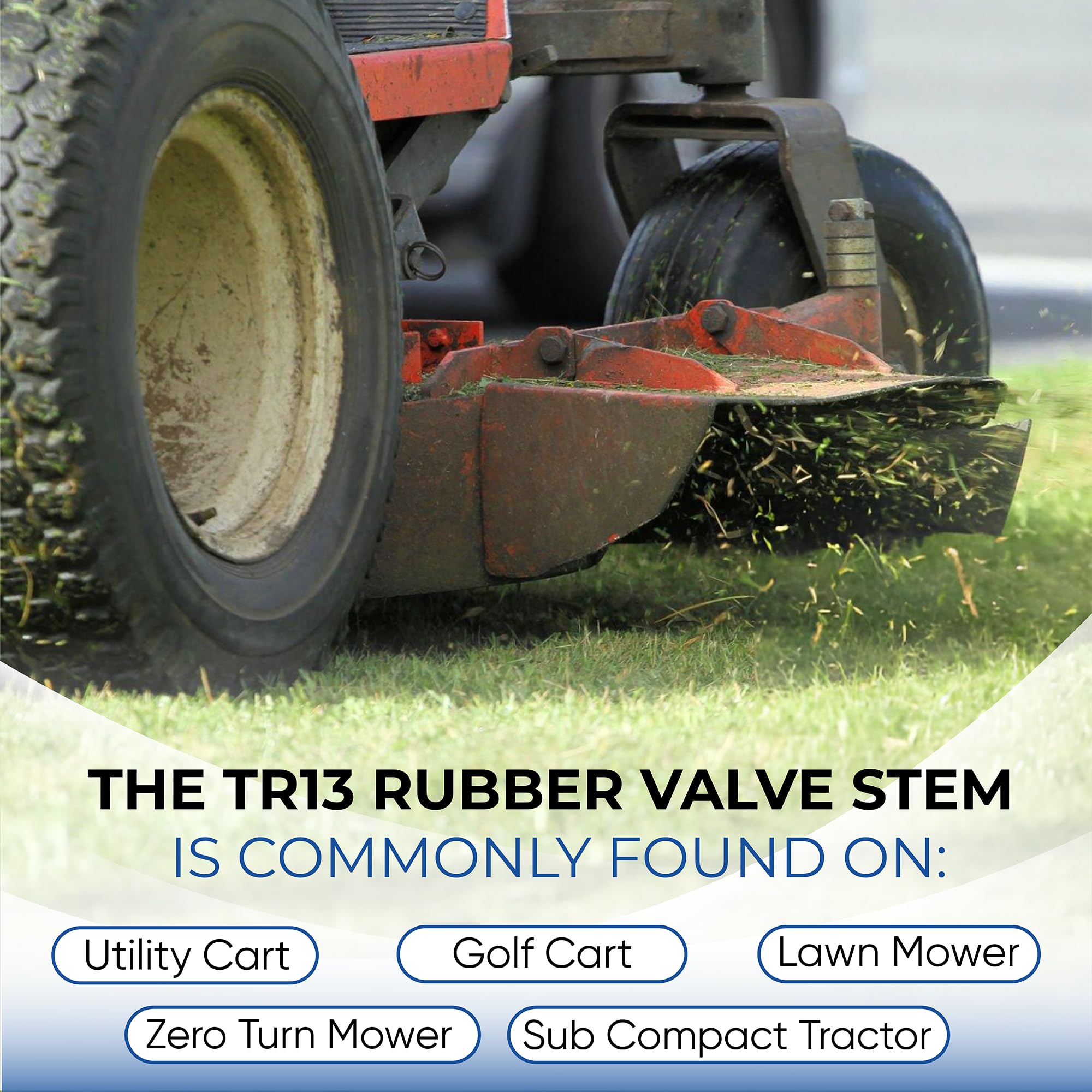 Pair of Trans American Heavy Duty Inner Tubes (20x10.00-8 / 20x8.00-8 TR13)