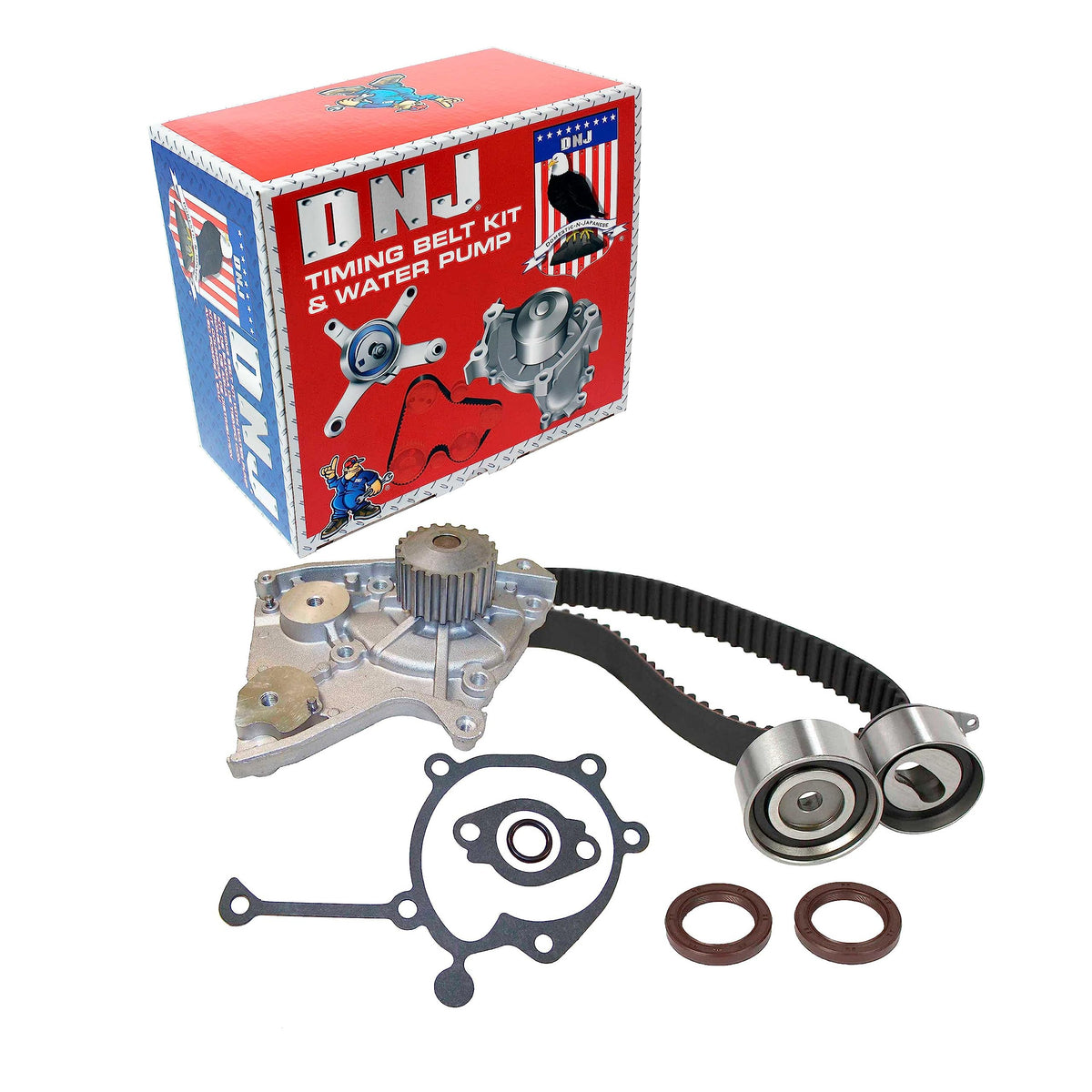Dnj Tbk408Wp Timing Belt Kit With Water Pump/For 1987-1993 / Ford, Mazda / 626, B2200, Mx-6, Probe / 2.2L / Sohc / L4 / 12V, 8V 