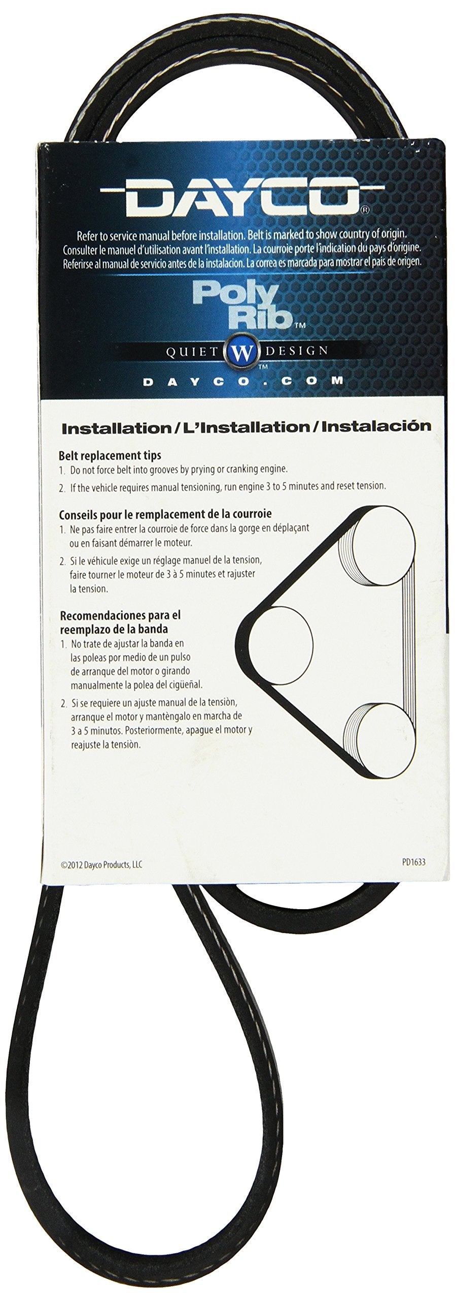 Dayco 5050402 Serpentine Belt