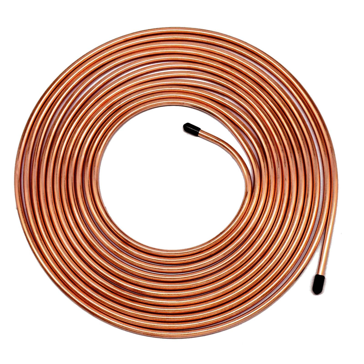 MuHize 5/16 Brake Line Tubing Kit - Flexible Brake Line(2024 New), 25 ft 5 16 Copper Coated Tube Roll for Hydraulic Fuel Transmi
