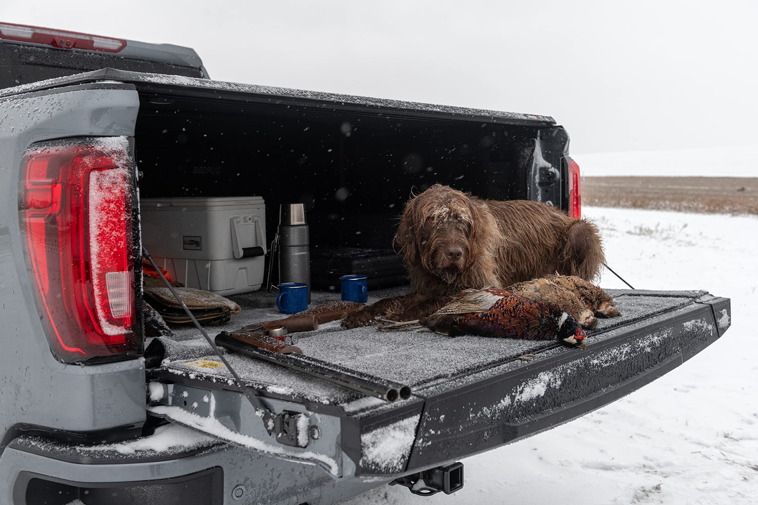 Bedrug - Jeep Cargo Kit | 1997 - 2006 Jeep Wrangler Tj, Cargo Liner W/ Tailgate Liner | Grey - 4 Pc. | Brtj97R