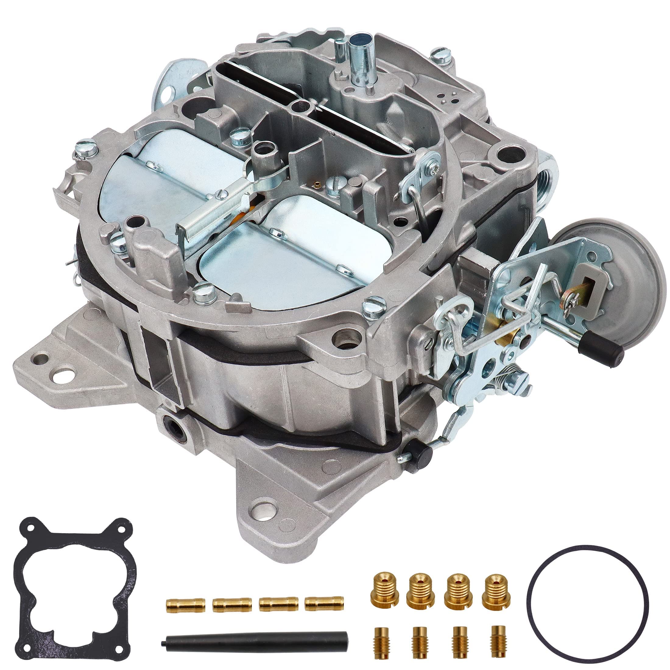 Rochester Quadrajet New Carburetor 4 Barrel for 1901R 4MV Chevy 1966-1973 big small block GMC Corvettes 1975-1979 Manual Divorce