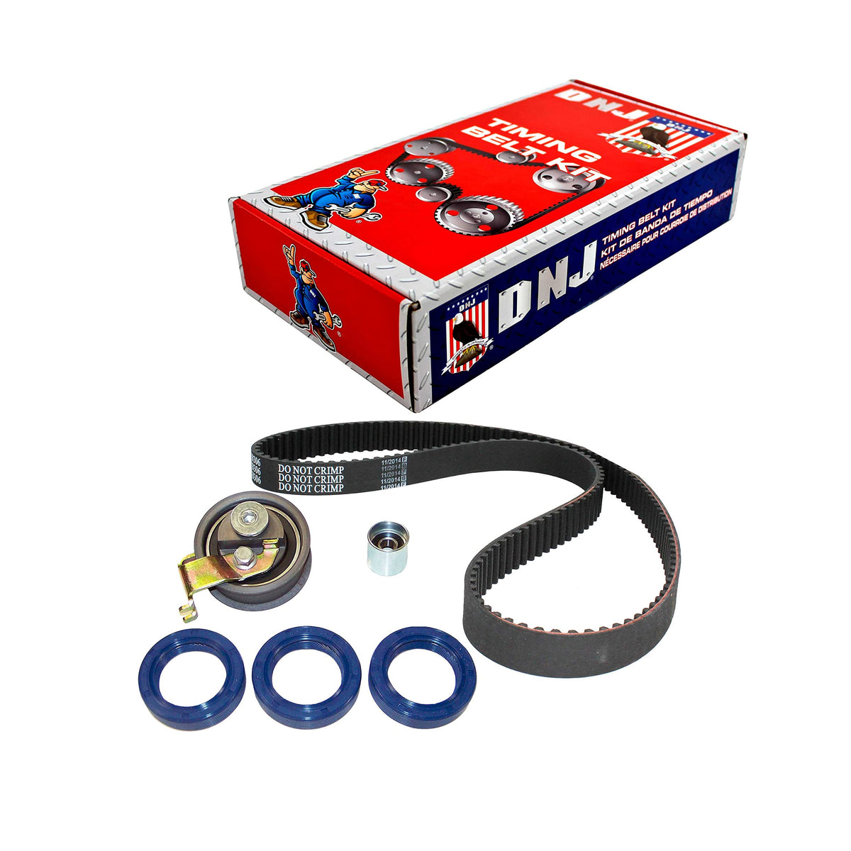 Dnj Tbk800B Timing Belt Kit/For 1999-2006 / Audi, Volkswagen / A4, A4 Quattro, Beetle, Golf, Jetta, Tt, Tt Quattro / 1.8L / Dohc