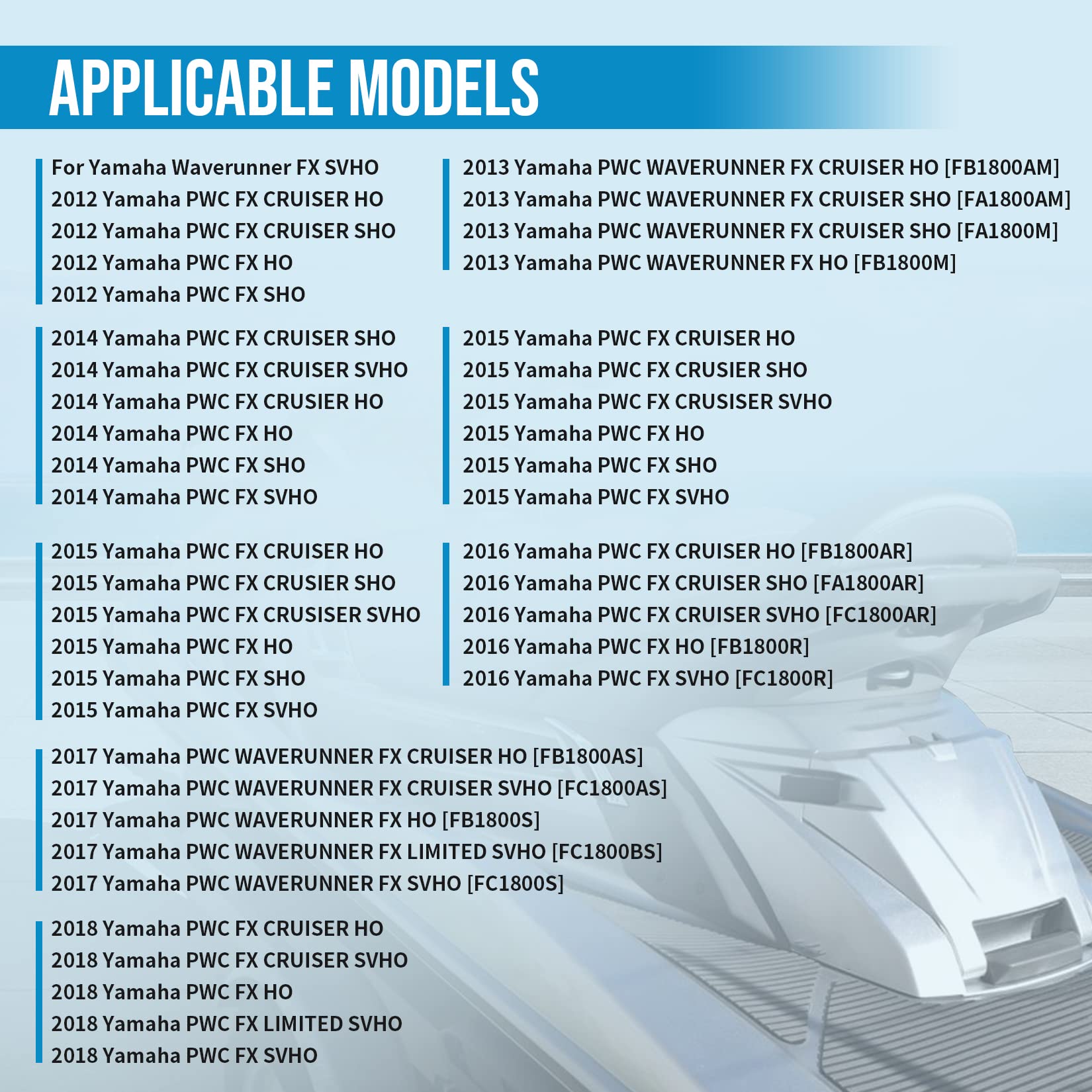Wikibb 2Pcs Flexible Rubber Draw Latch F2S-U264L-01-00 For Yamaha Fx-Sho Fx-Svho Cruiser 12-18 Rear Compartment Latch