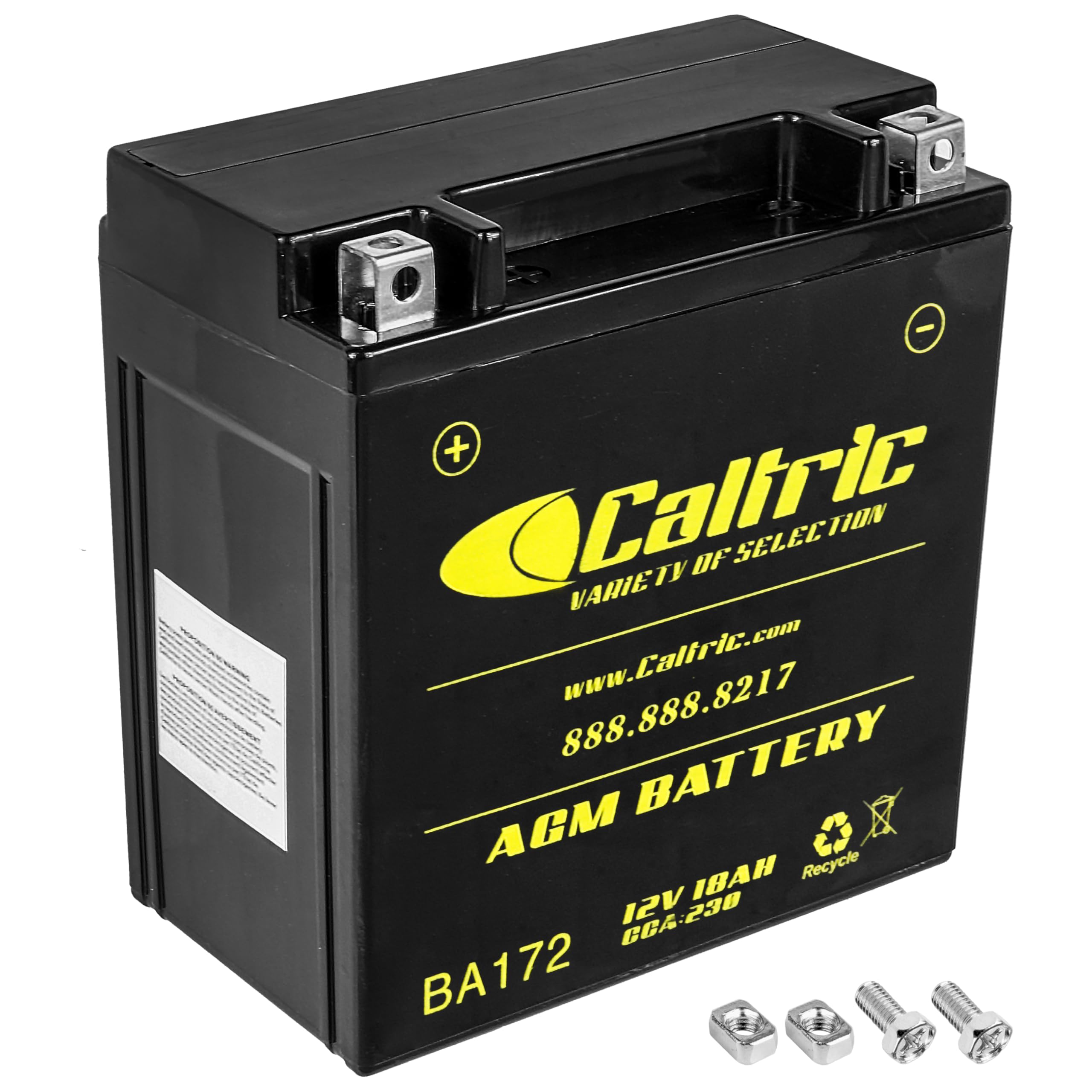 Caltric Agm Battery Compatible with Suzuki Lta500X Lt-A500X Kingquad 500 Axi 2009 2011-2014