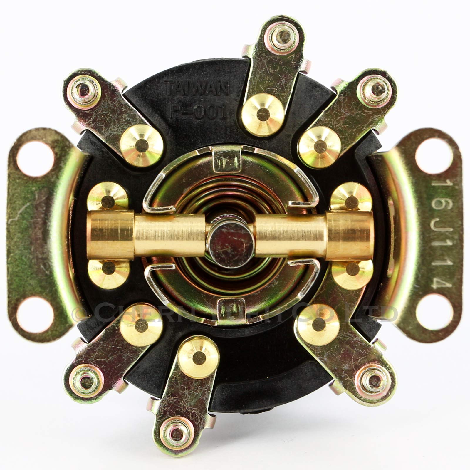 6 Terminals Ignition Switch For 73-Up Harley-Davidson Big Twins Fl 71501-73 (Chrome)